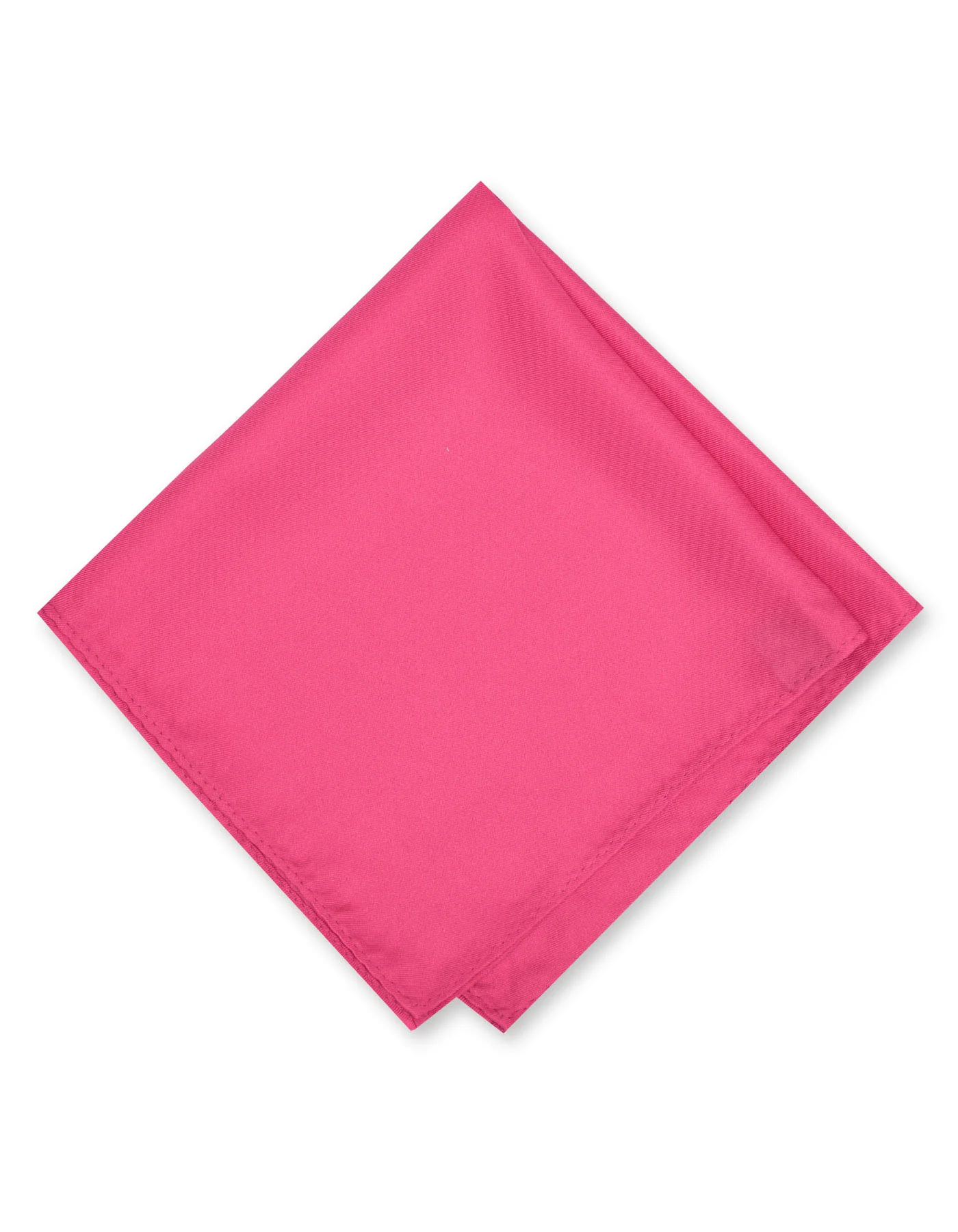 100%Polyester Pink Pocket Square - Image 2