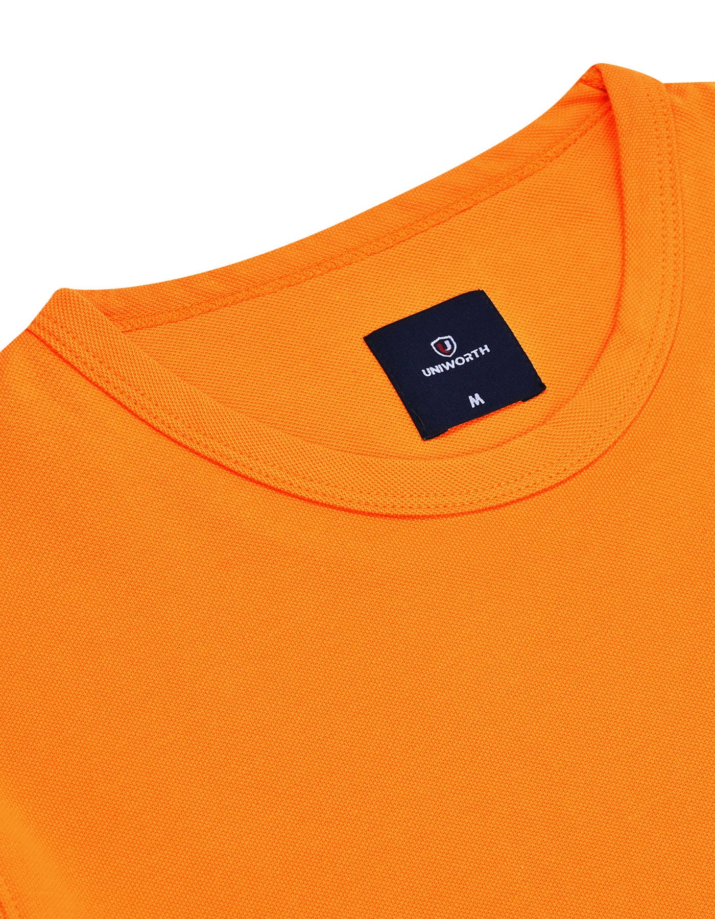 Apricot Plain Crew Neck T-shirt - Image 3