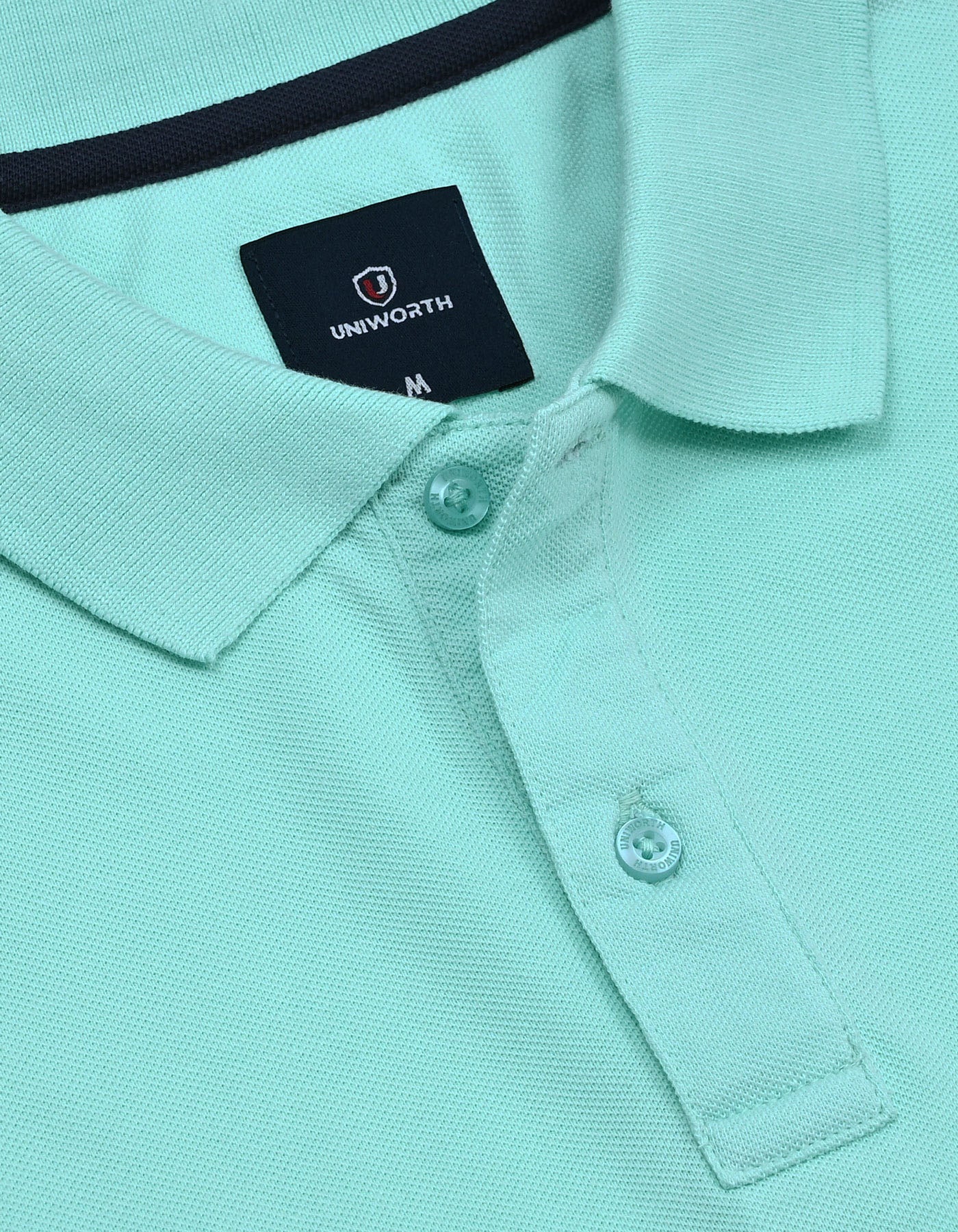 Aquatic Plain Pique Polo Shirt - Image 3