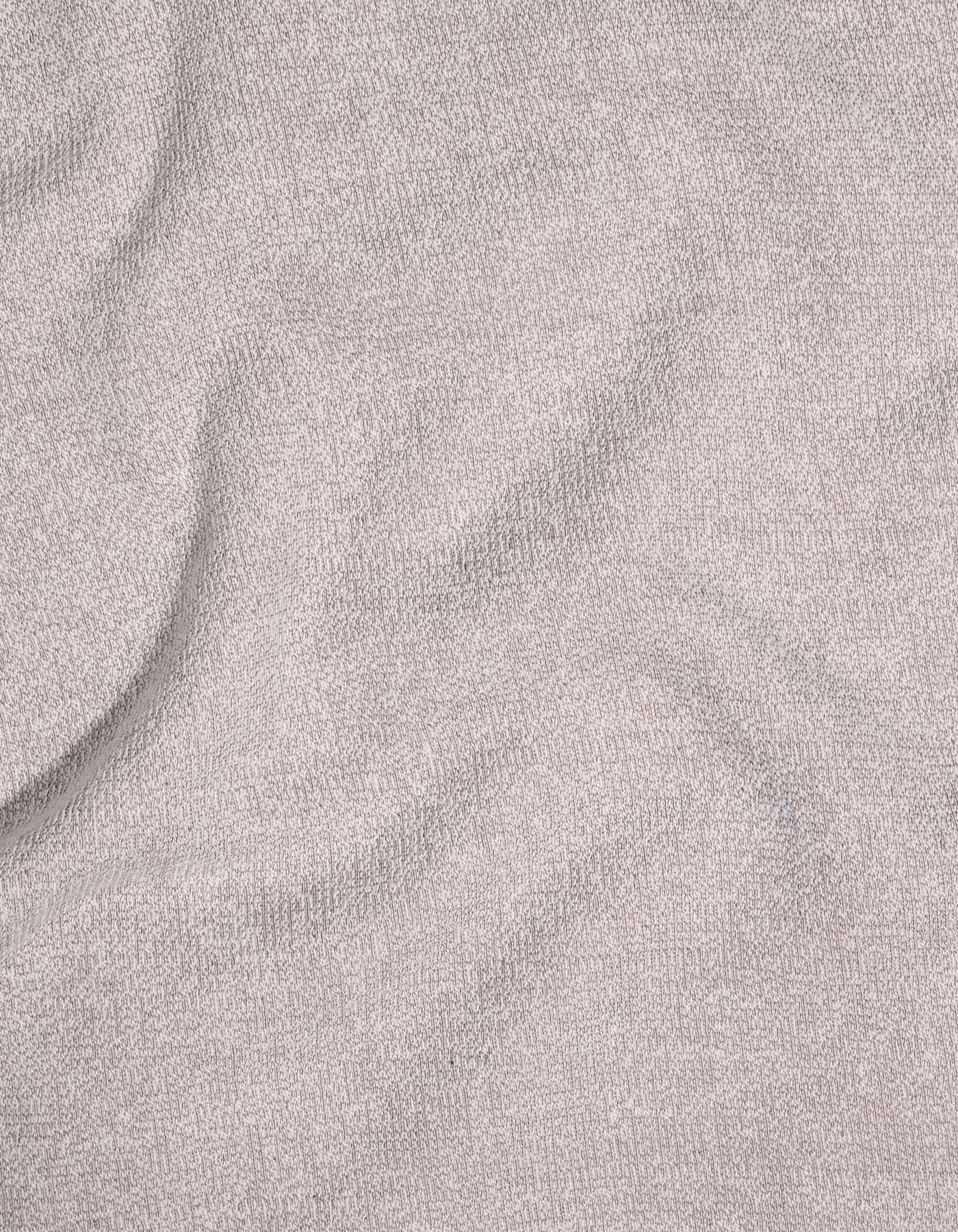 Beige Texture Half Zipper - Image 6