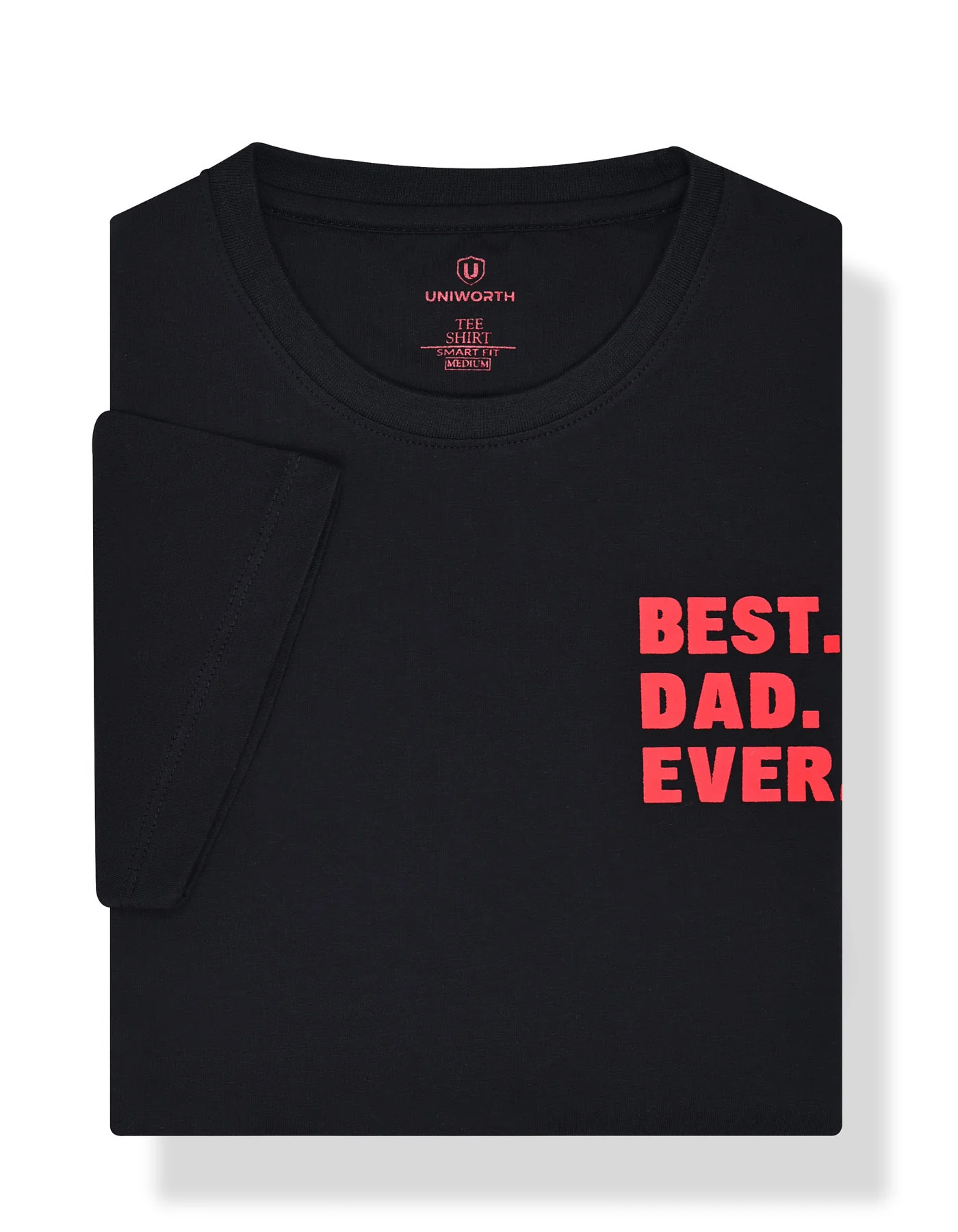 Black Best Dad Ever T-Shirt - Image 3