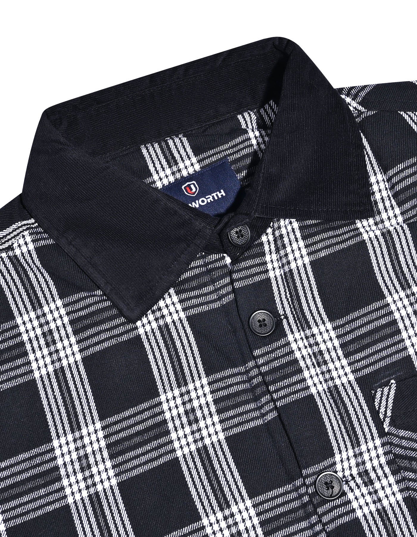 Black Check Aviator Jacket - Image 5