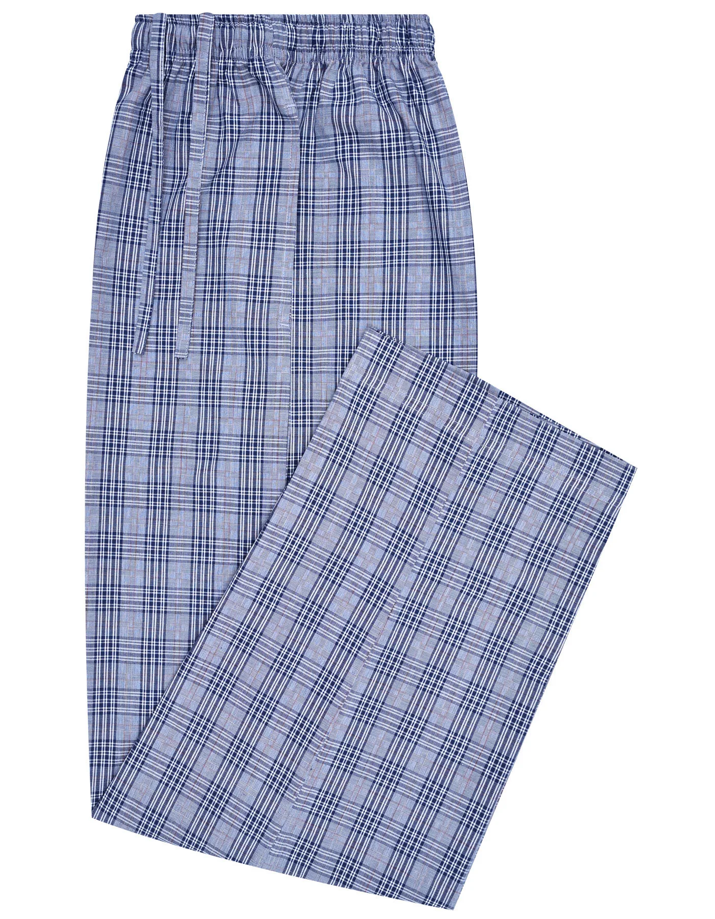 Black Check Cross Pocket Woven Pajama