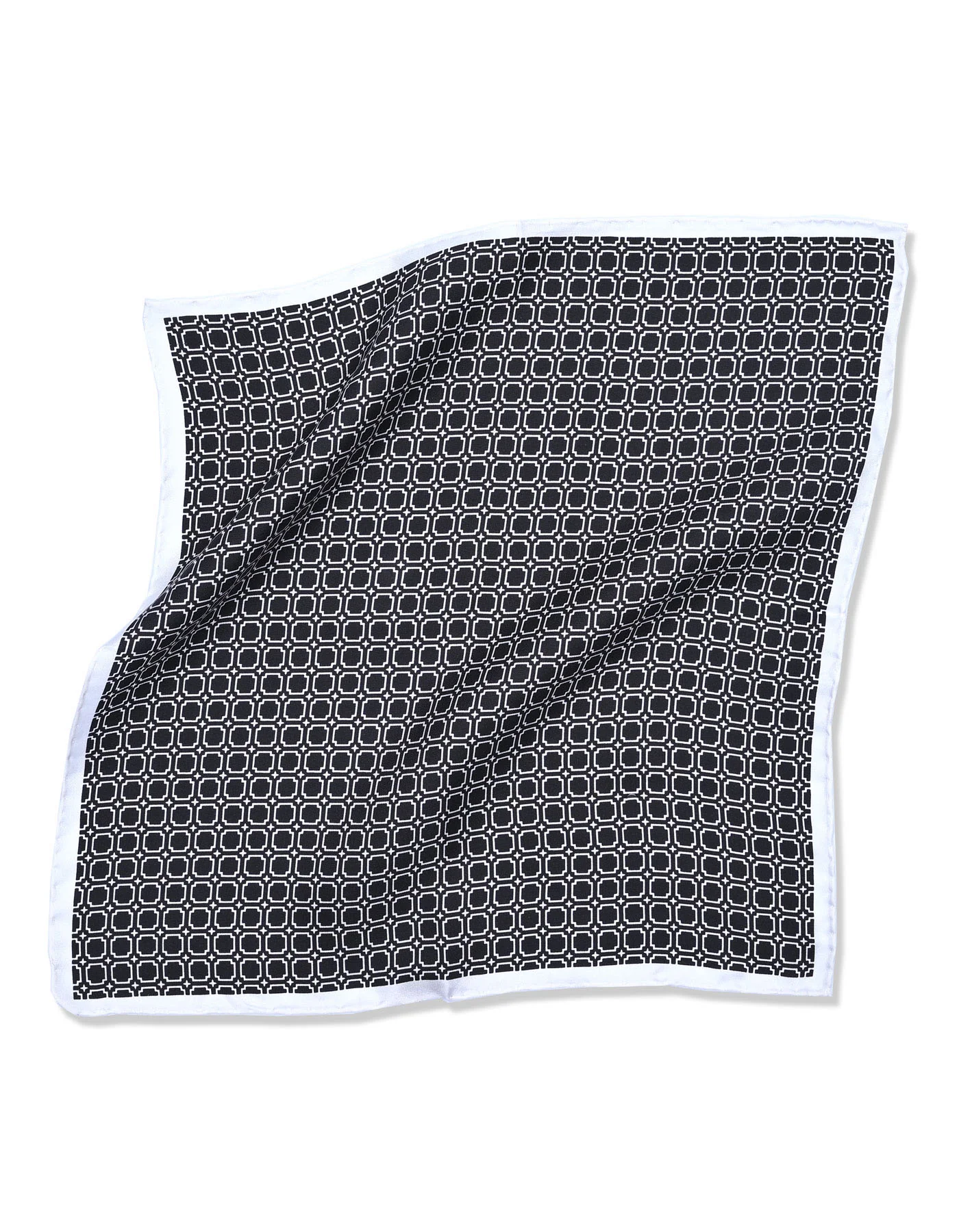 Black Dotted Pocket Square - Image 4