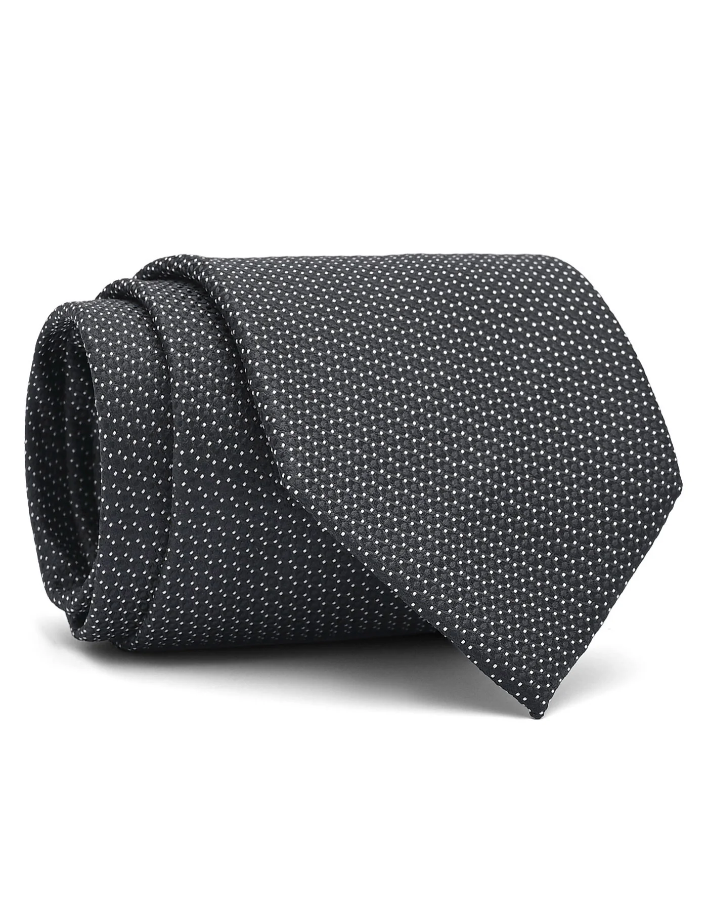 Black Dotted Tie