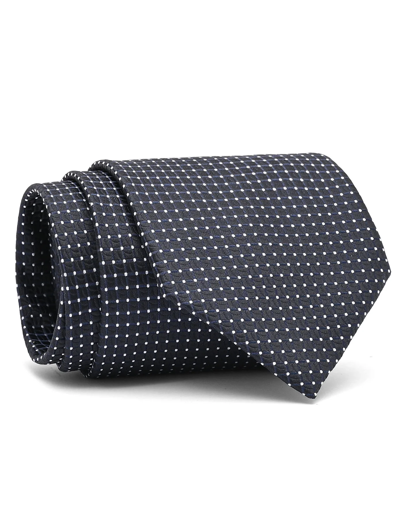 Black Dotted Tie