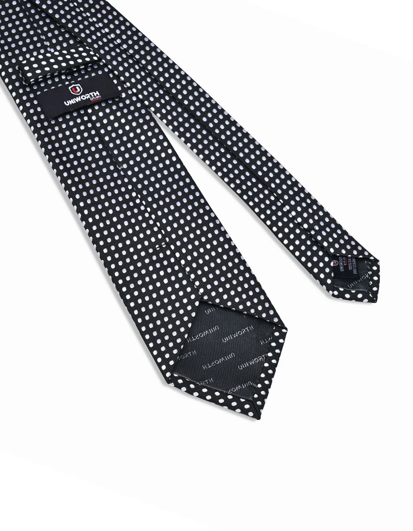 Black Dotted Tie - Image 3