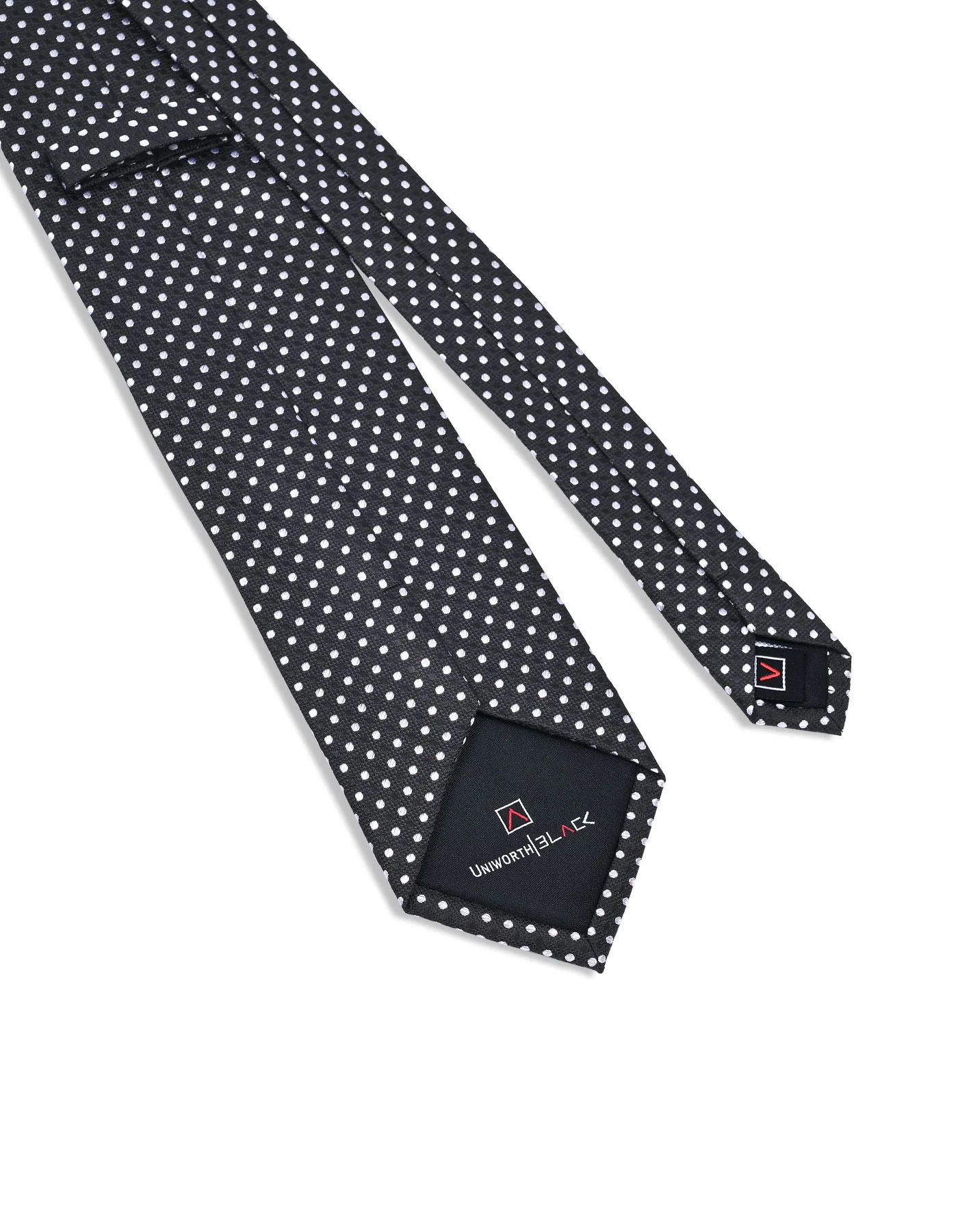 Black Dotted Tie - Image 3