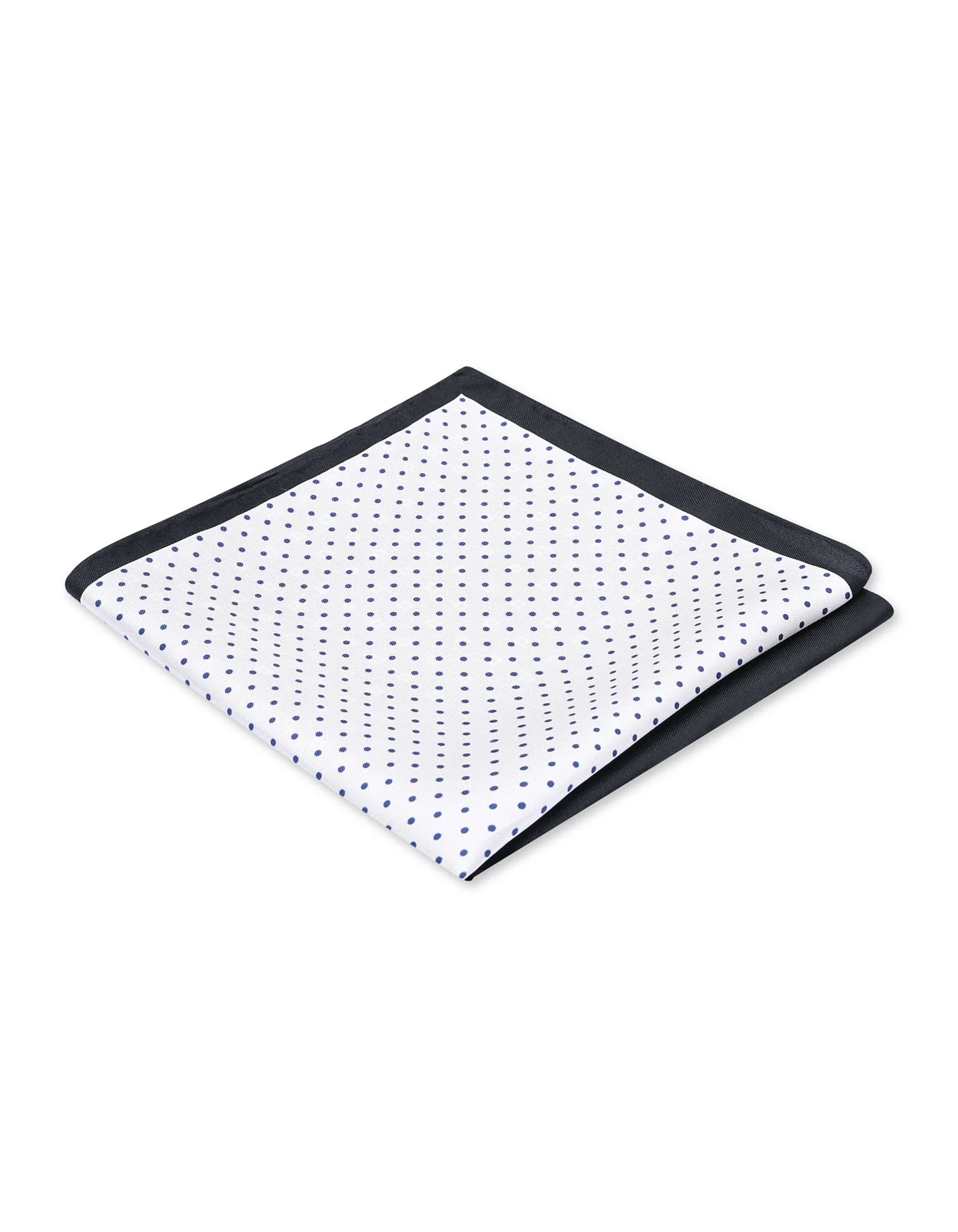 Black Floral Pocket Square - Image 2