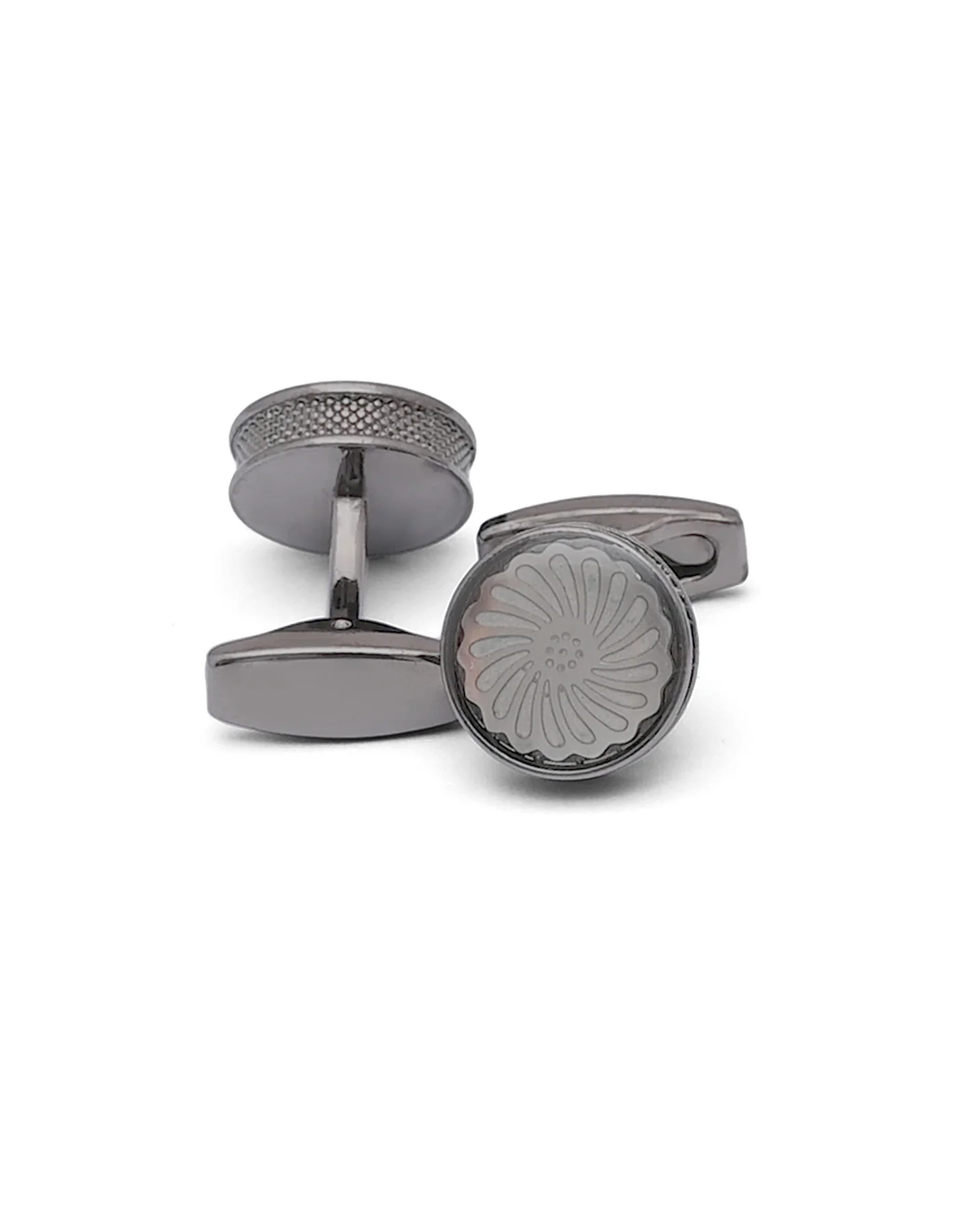 Black Geometric Cufflink