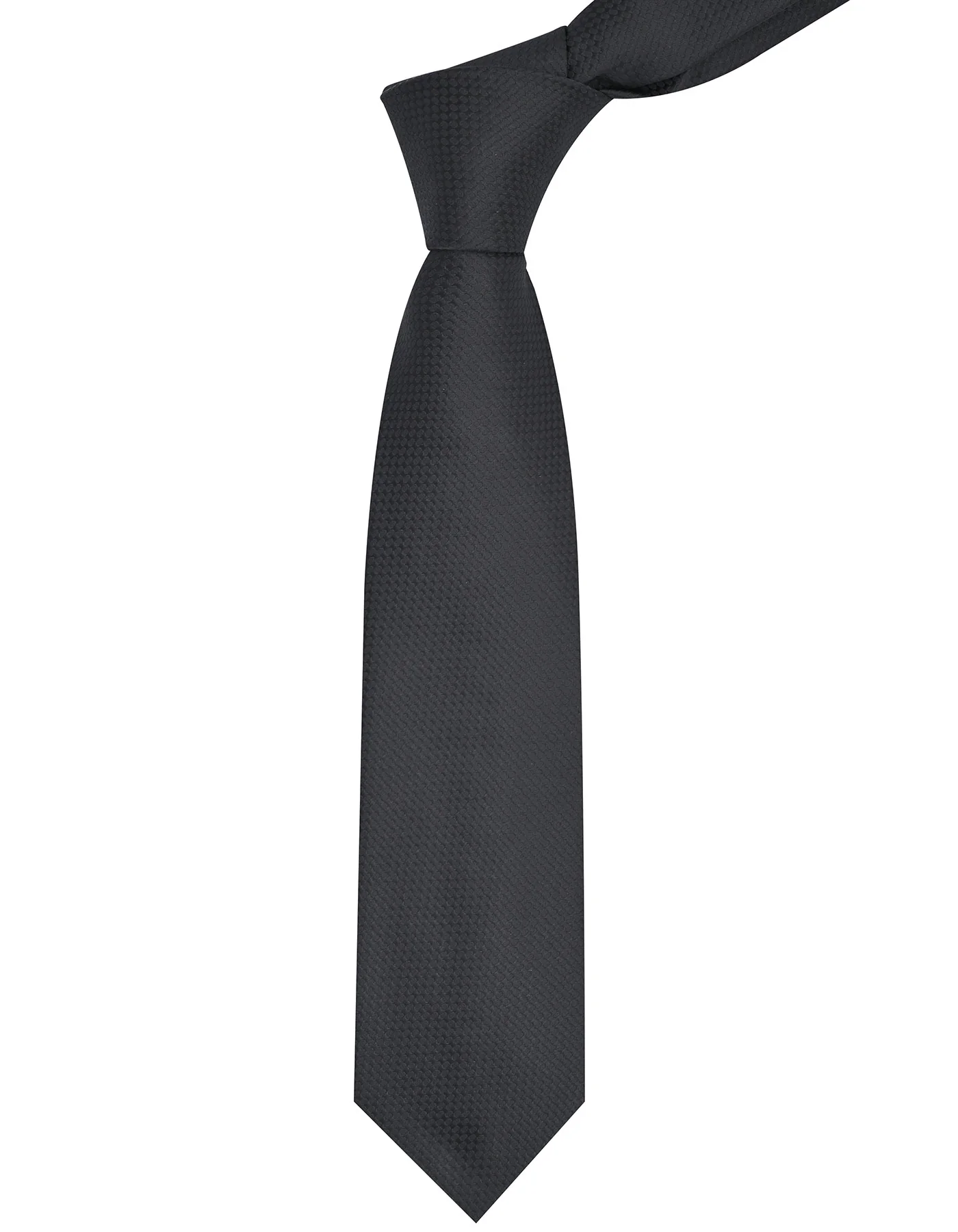 Black Geometric Tie - Image 2