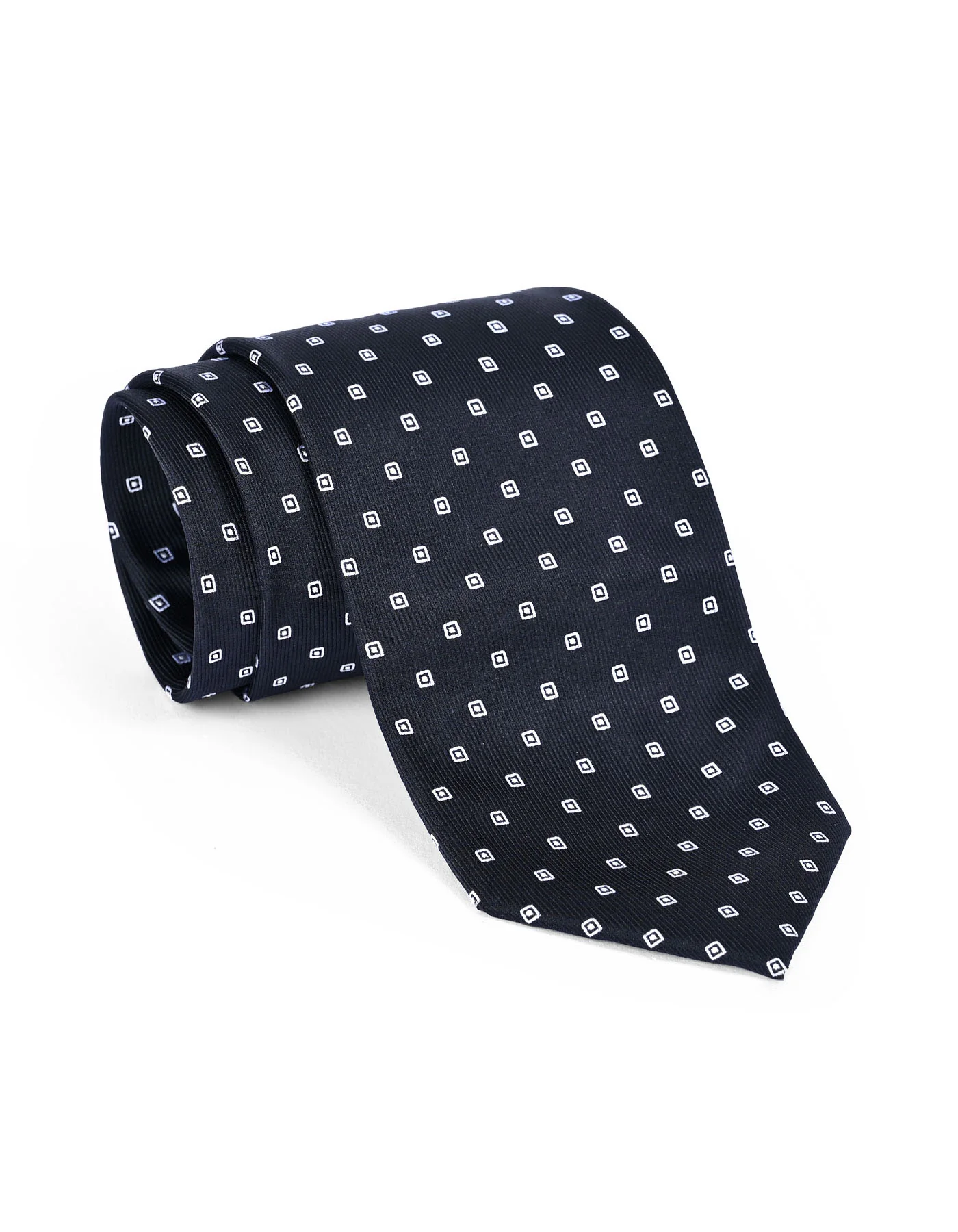 Black Geometric Tie
