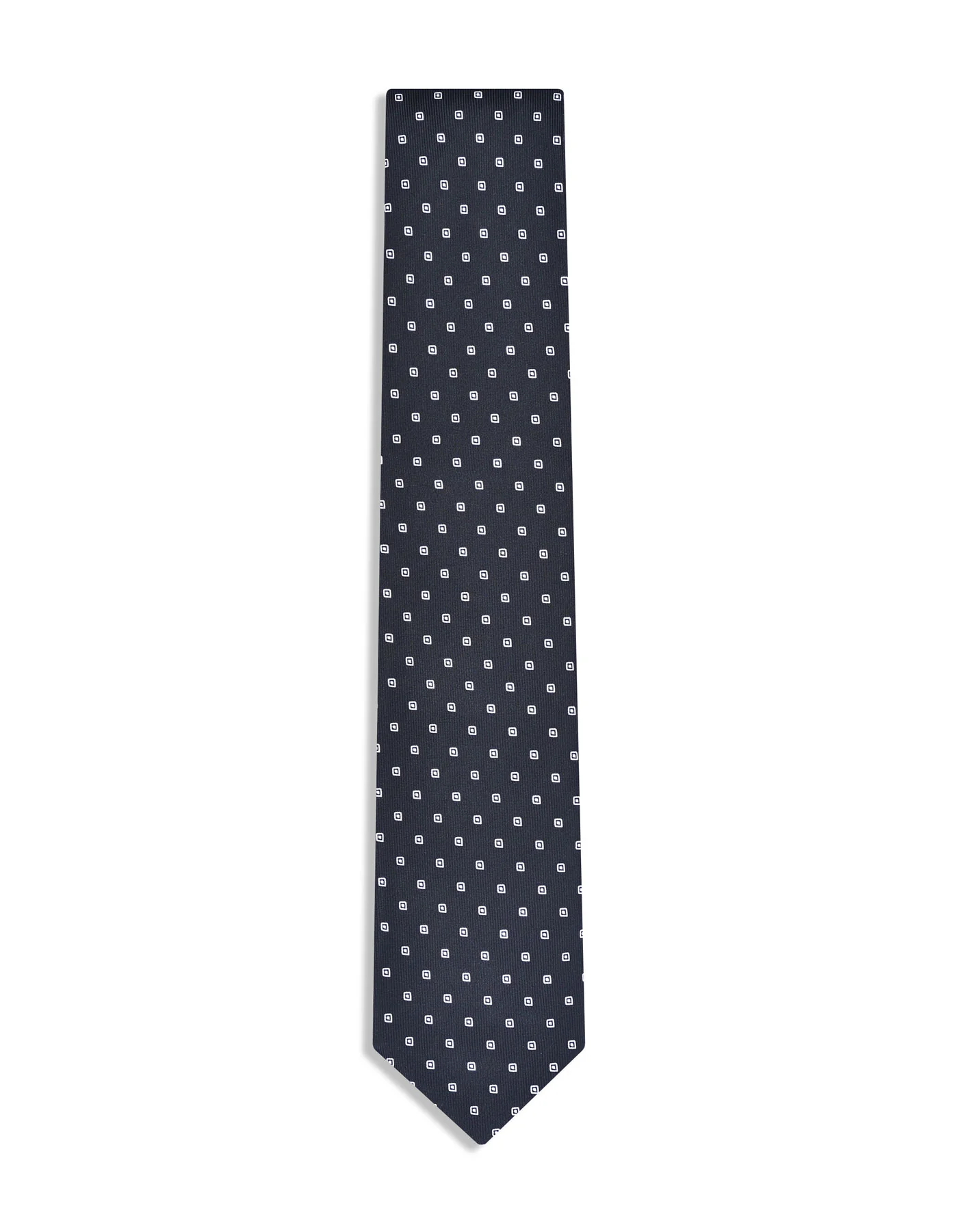 Black Geometric Tie - Image 2