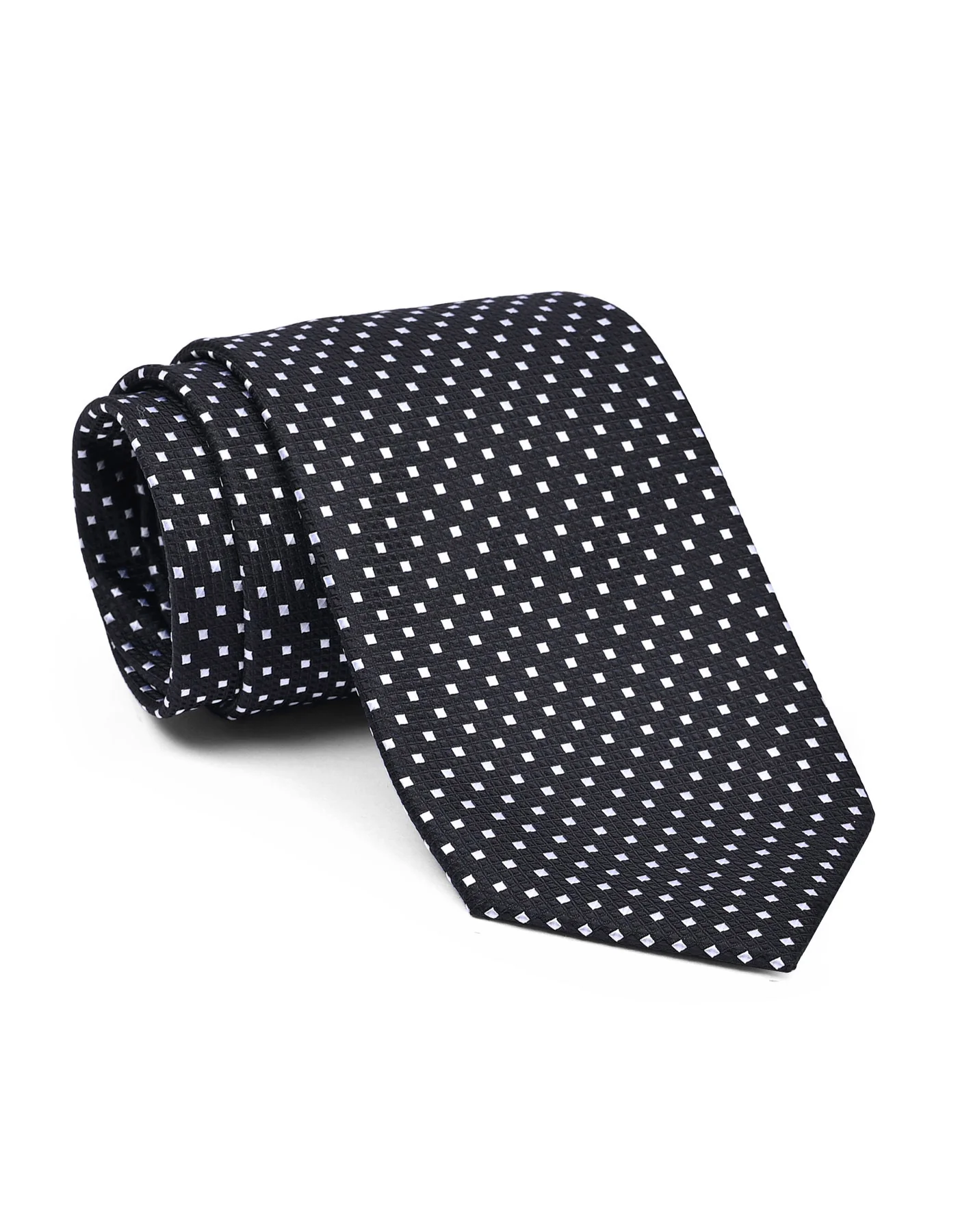 Black Geometric Tie