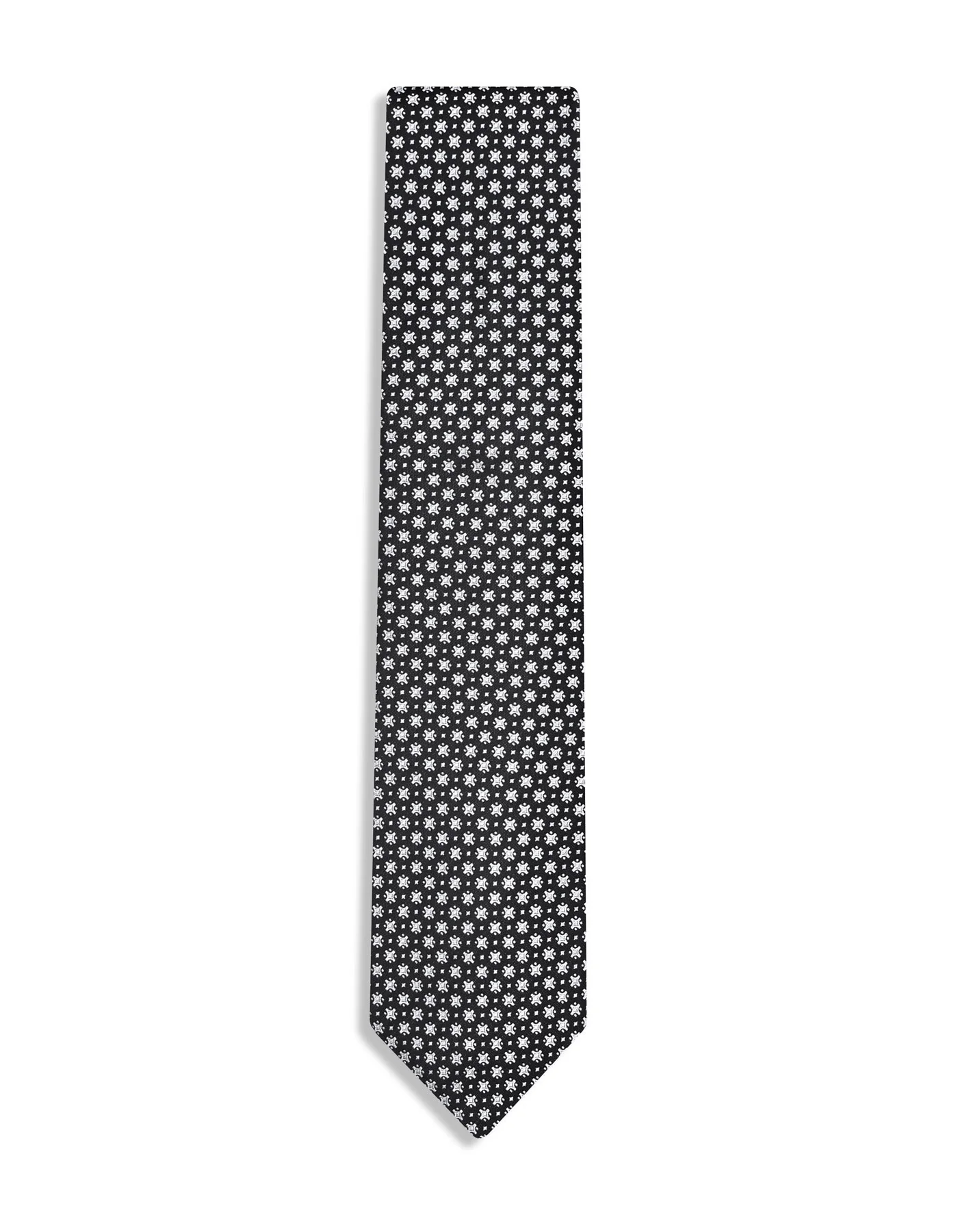 Black Geometric Tie - Image 2