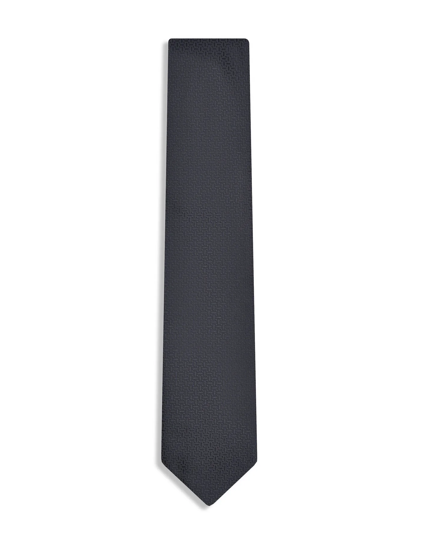 Black Geometric Tie - Image 2