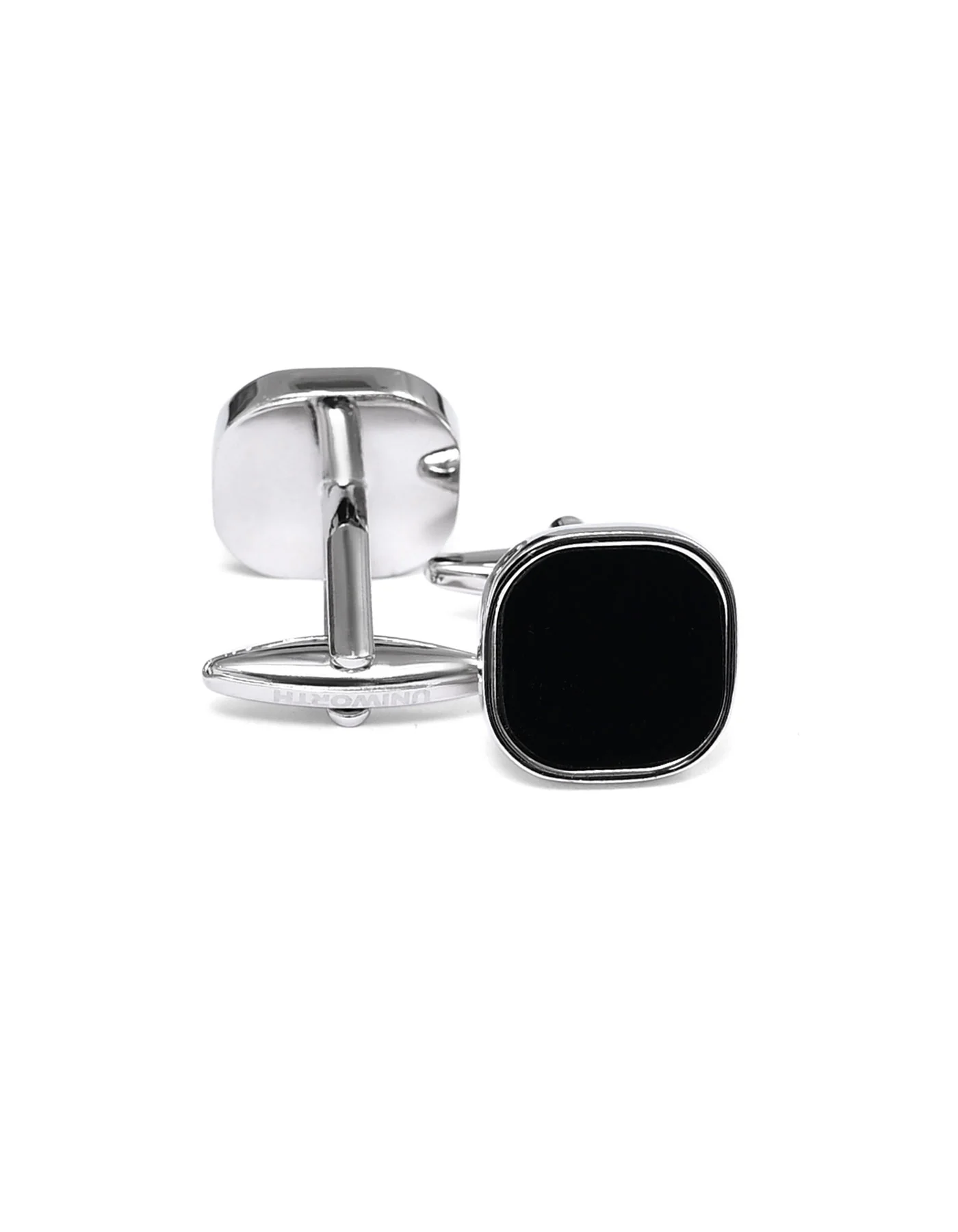 Black Octagon Cufflink