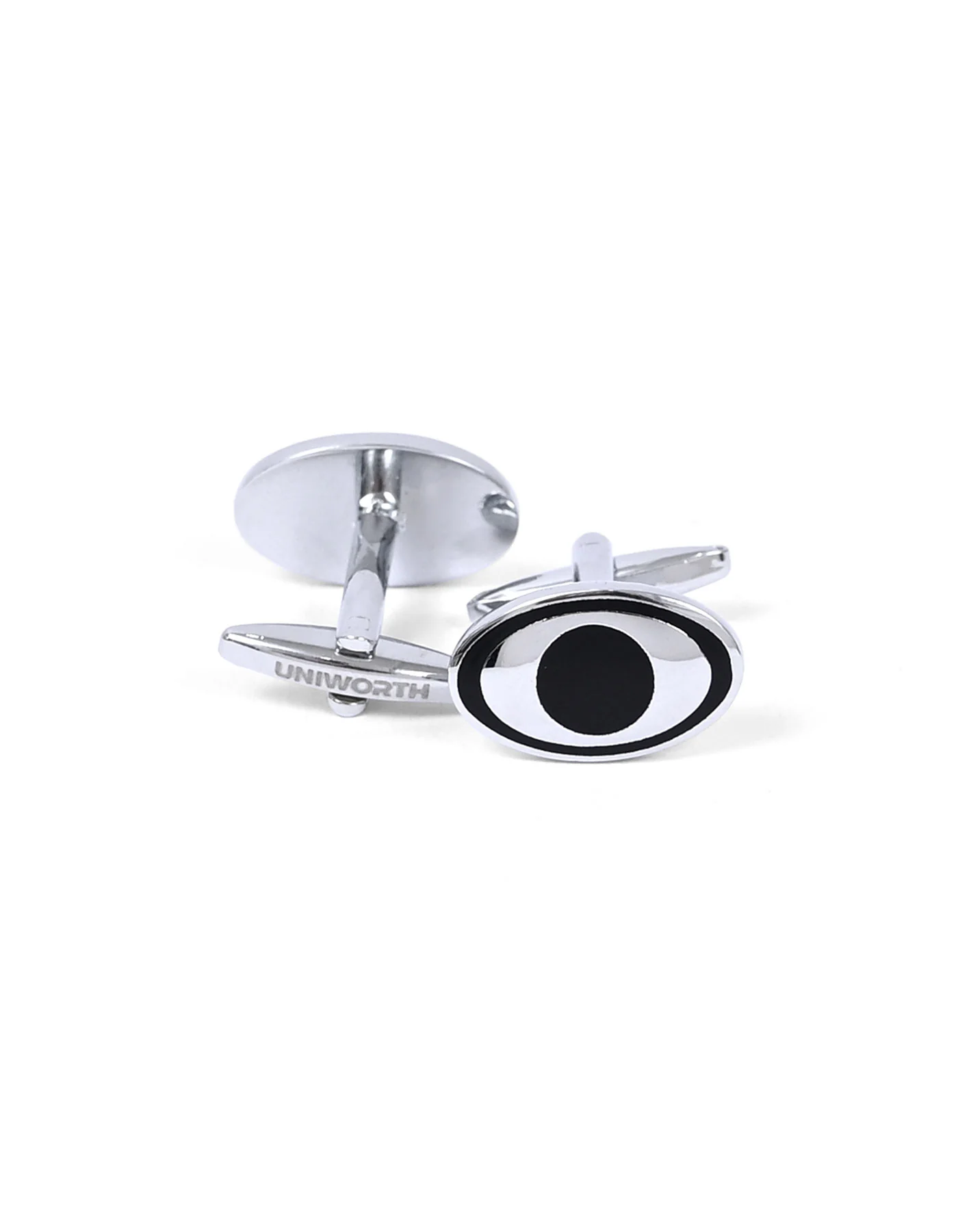 Black Oval Cufflink
