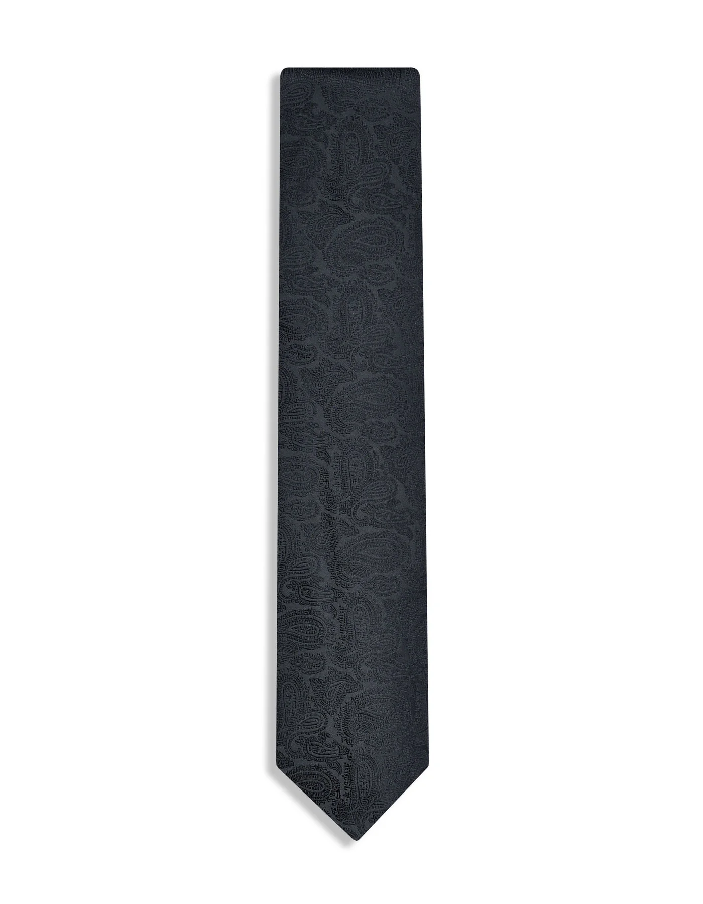 Black Paisley Tie - Image 2