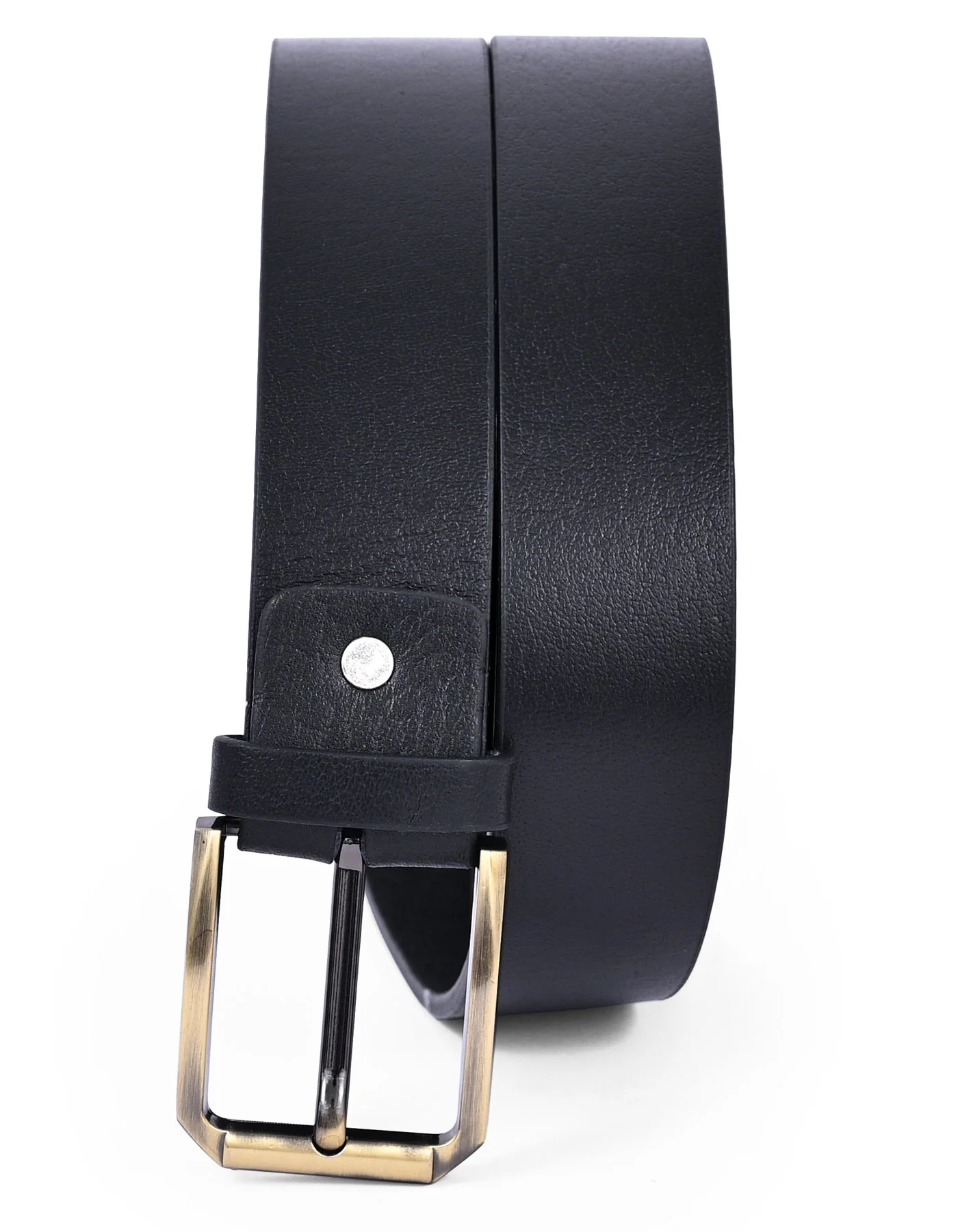 Black Plain Casual Belt