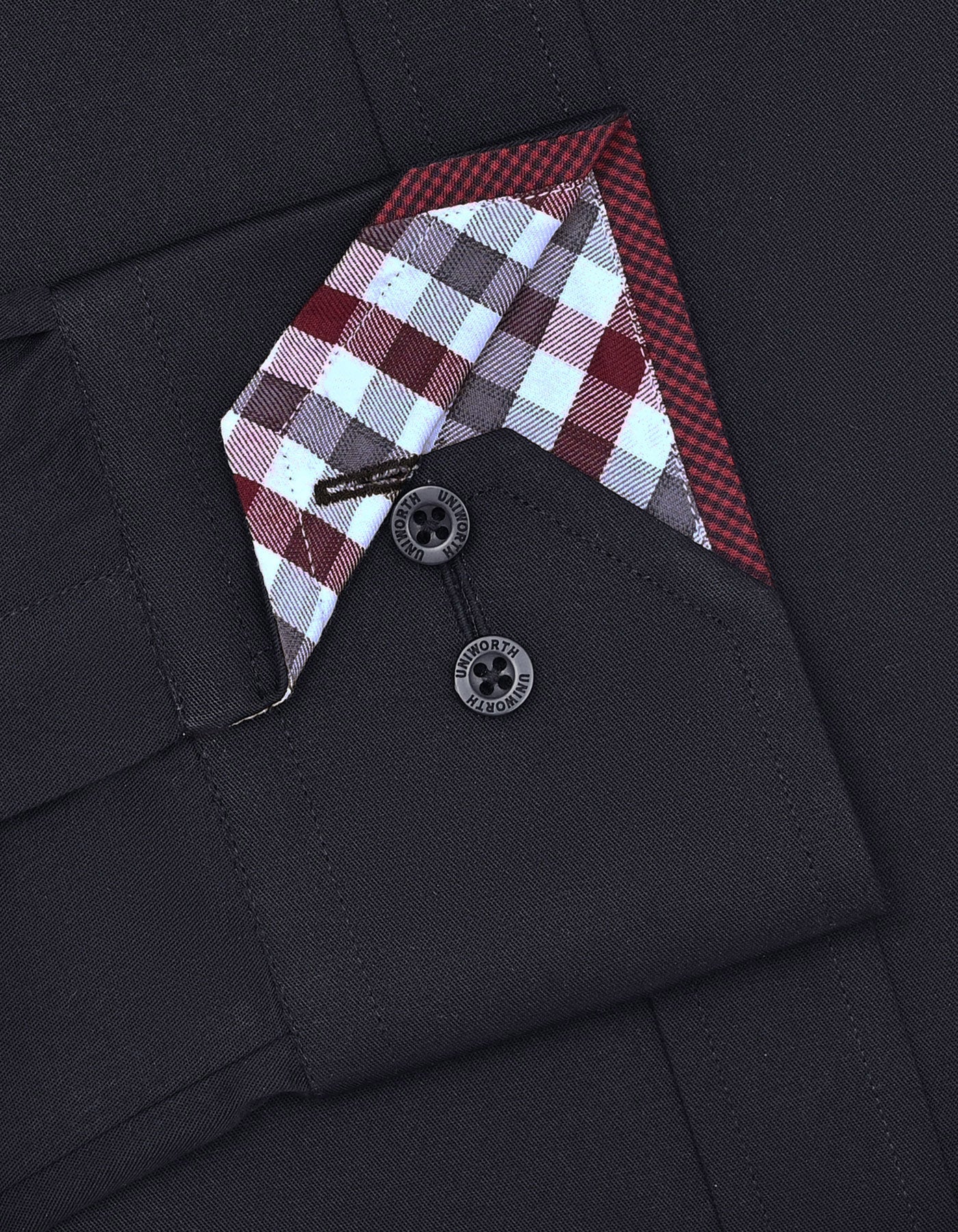 Black Plain Classic Fit Shirt - Image 3