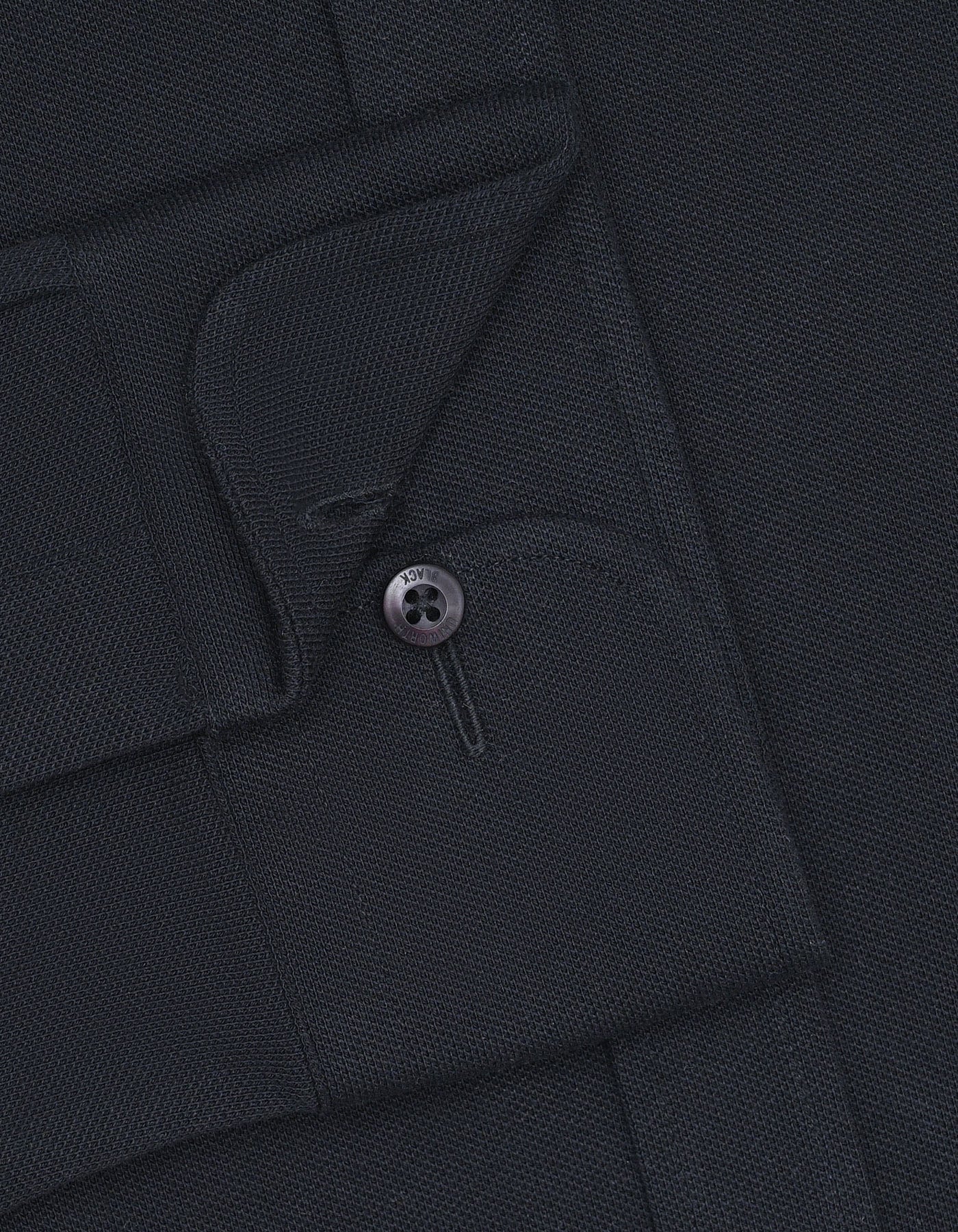 Black Plain Classic Fit Shirt - Image 4