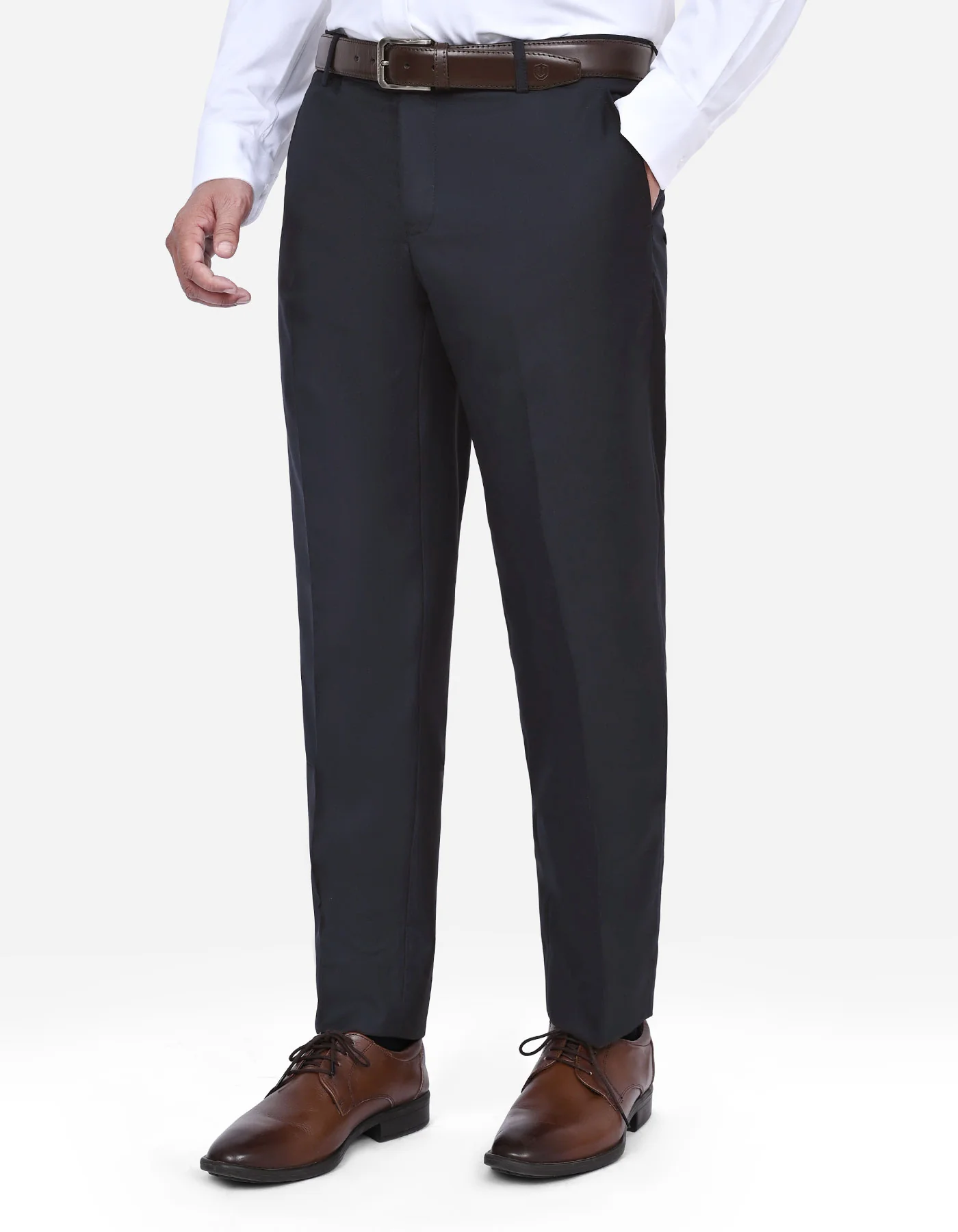 Black Plain Classic Fit Suit - Image 2