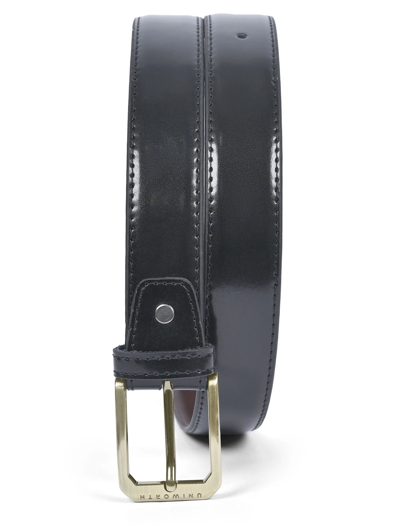 Black Plain Formal Belt