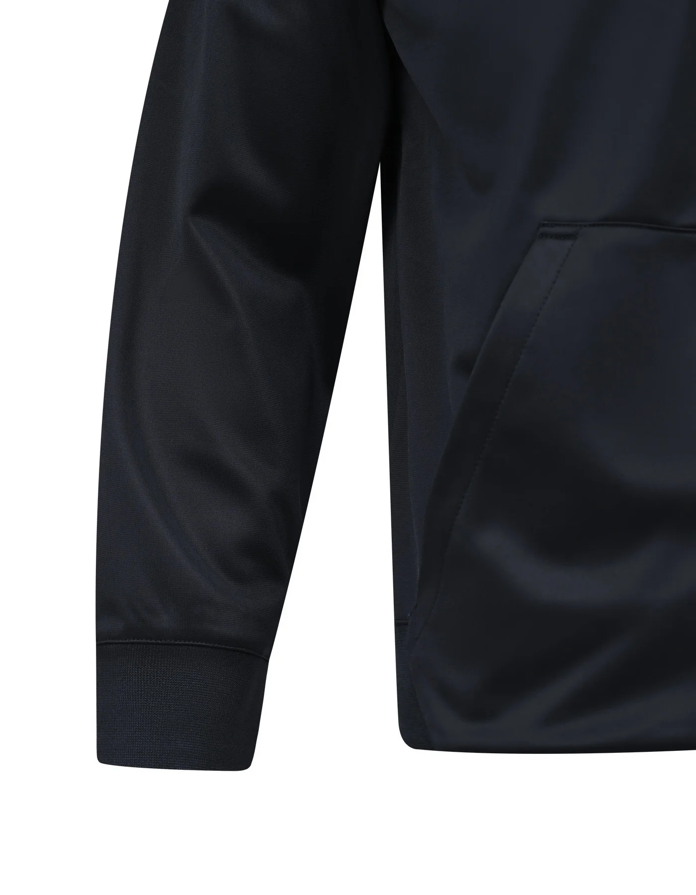 Black Plain Full Sleeves Track Suit - Image 4