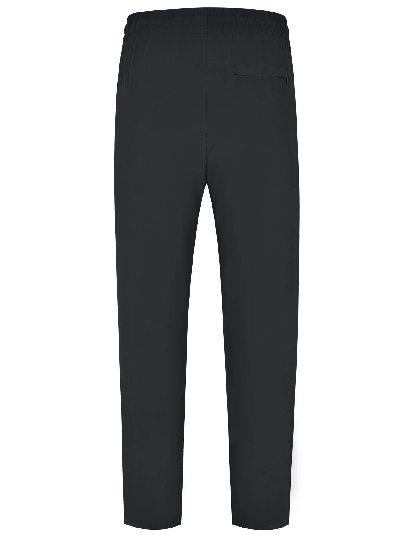 Black Plain Gym Trouser - Image 4