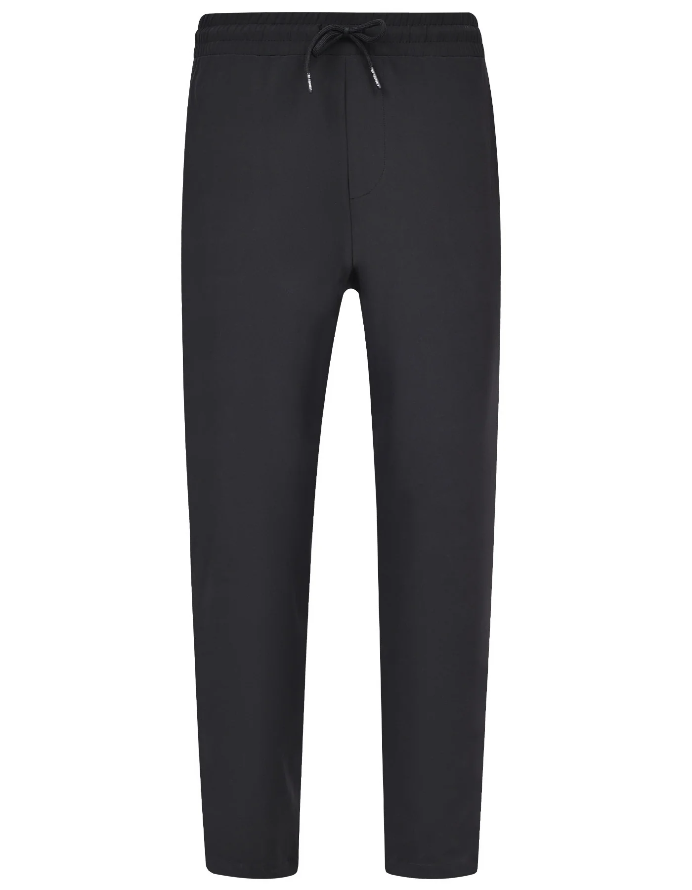 Black Plain Gym Trouser