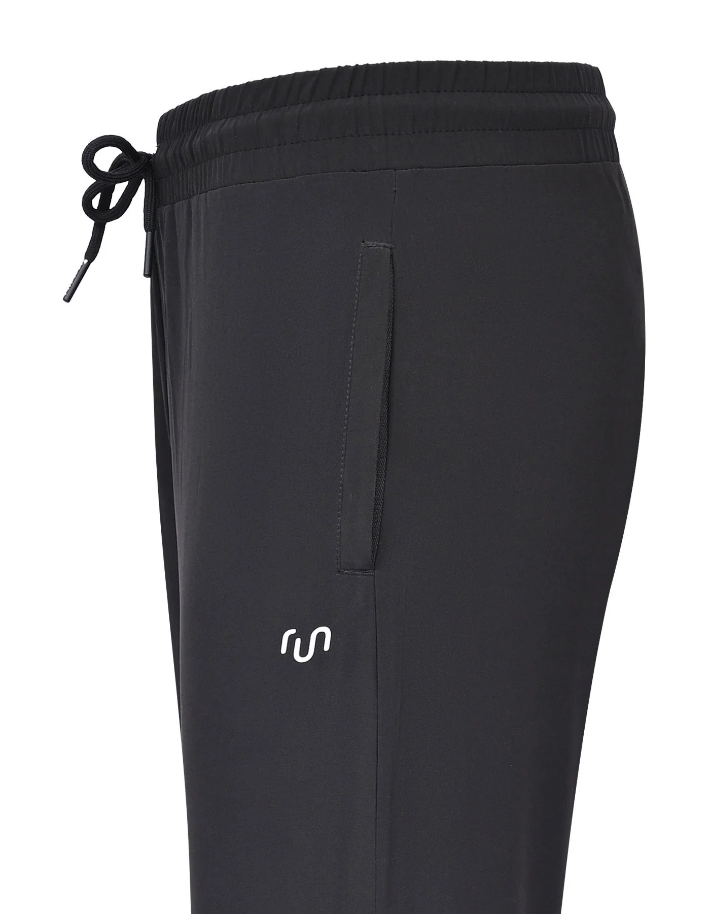Black Plain Gym Trouser - Image 2