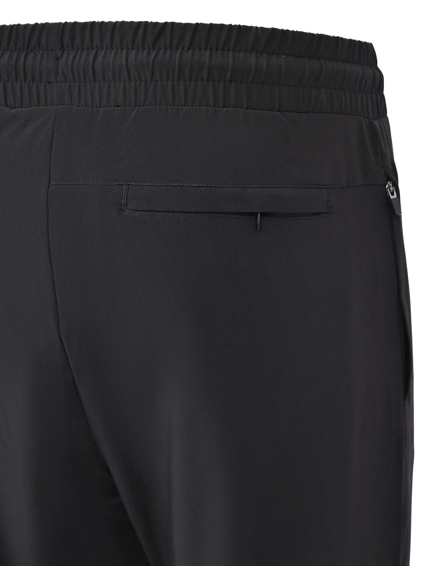 Black Plain Gym Trouser - Image 3