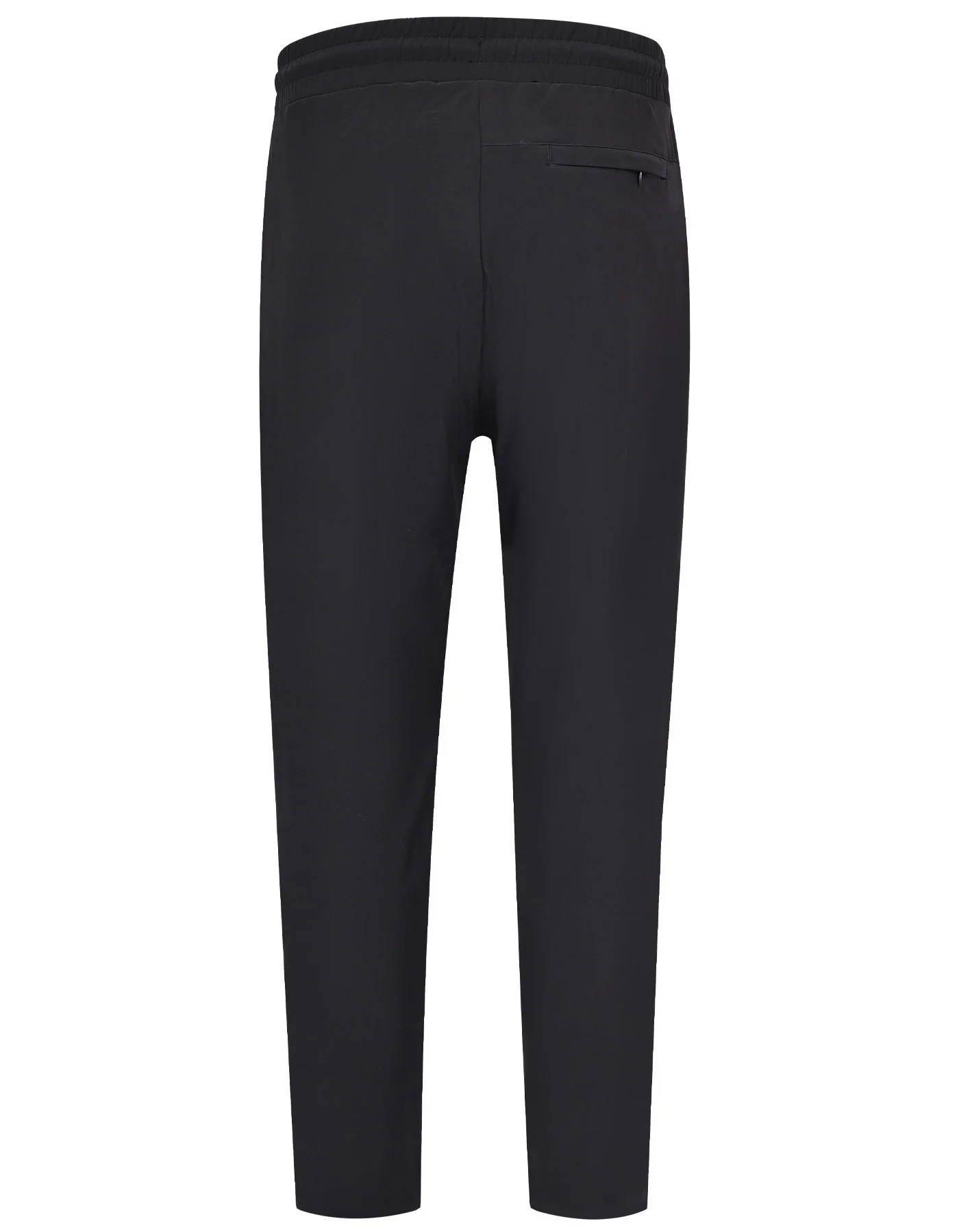 Black Plain Gym Trouser - Image 4