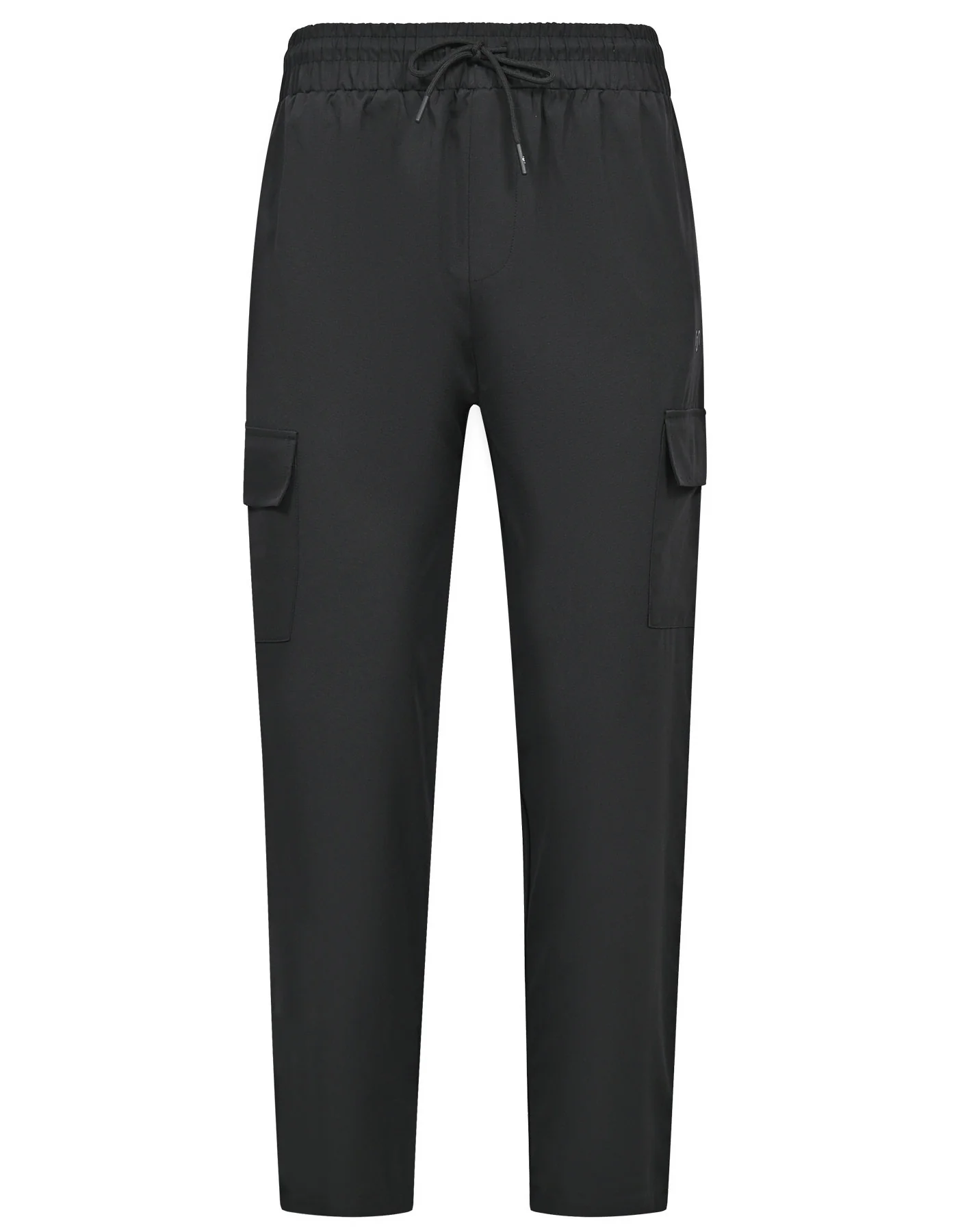 Black Plain Gym Trouser