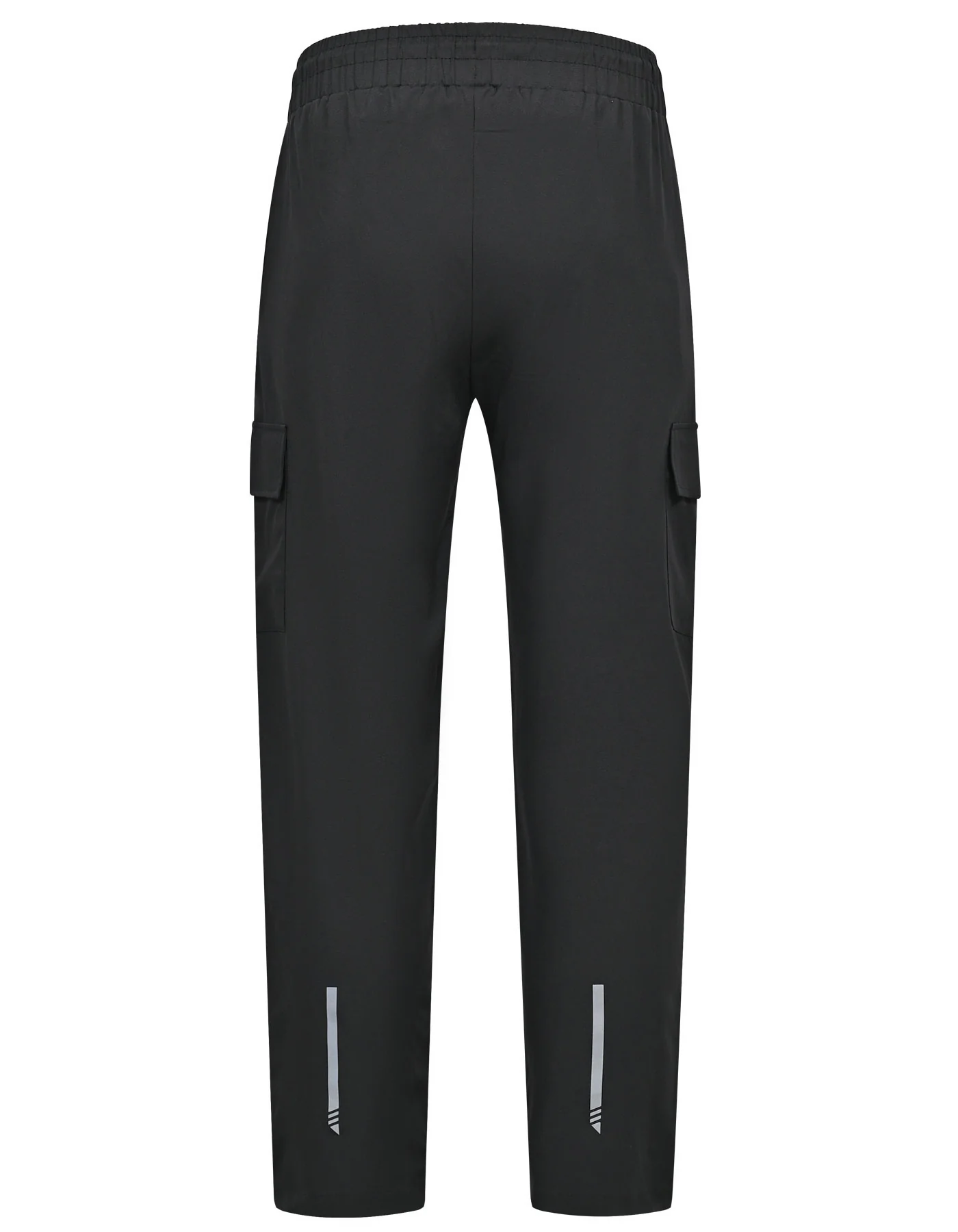 Black Plain Gym Trouser - Image 3