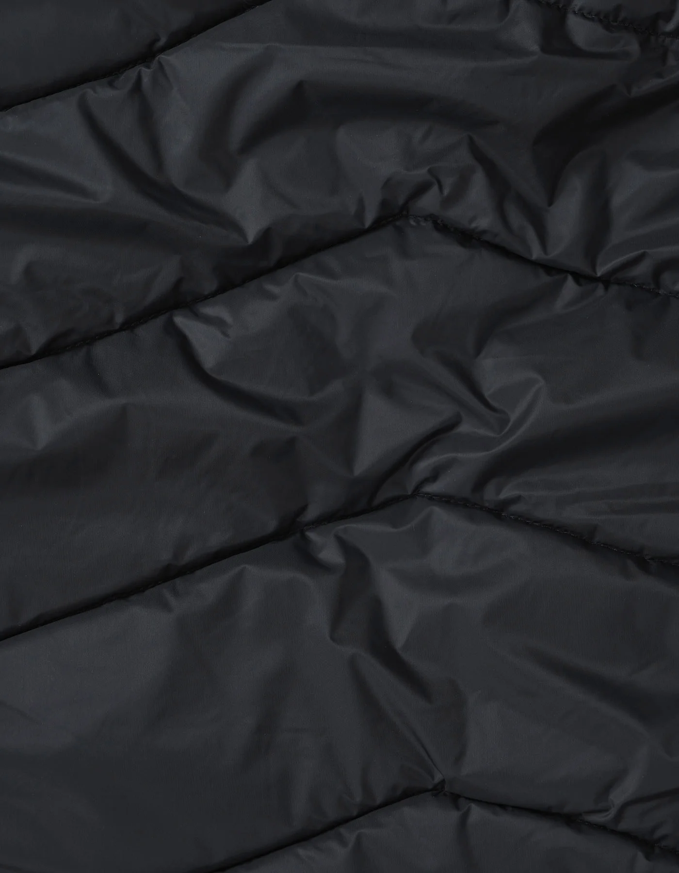 Black Plain Hooded Puffer Jacket - Image 8