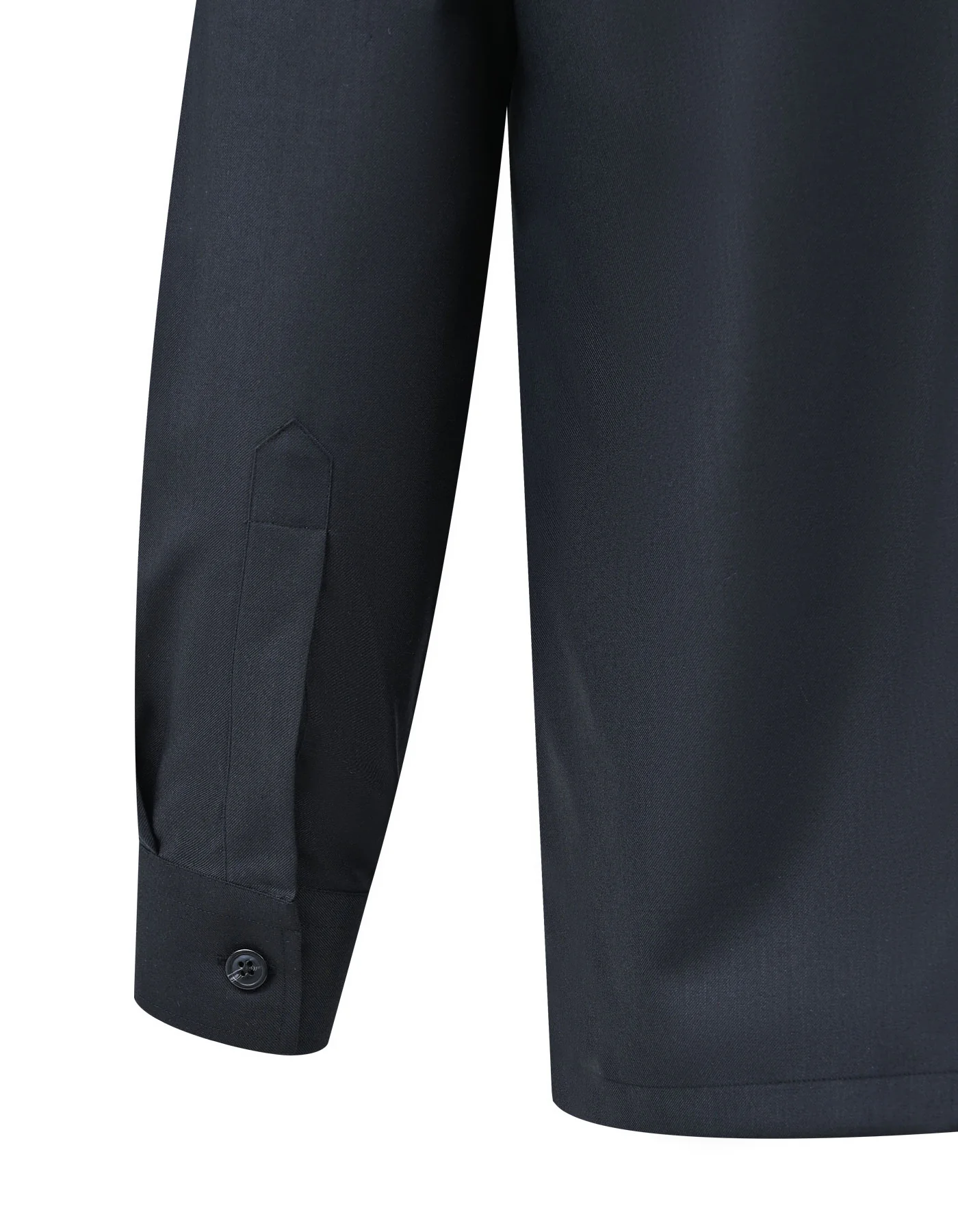 Black Plain Safari Suit - Image 4