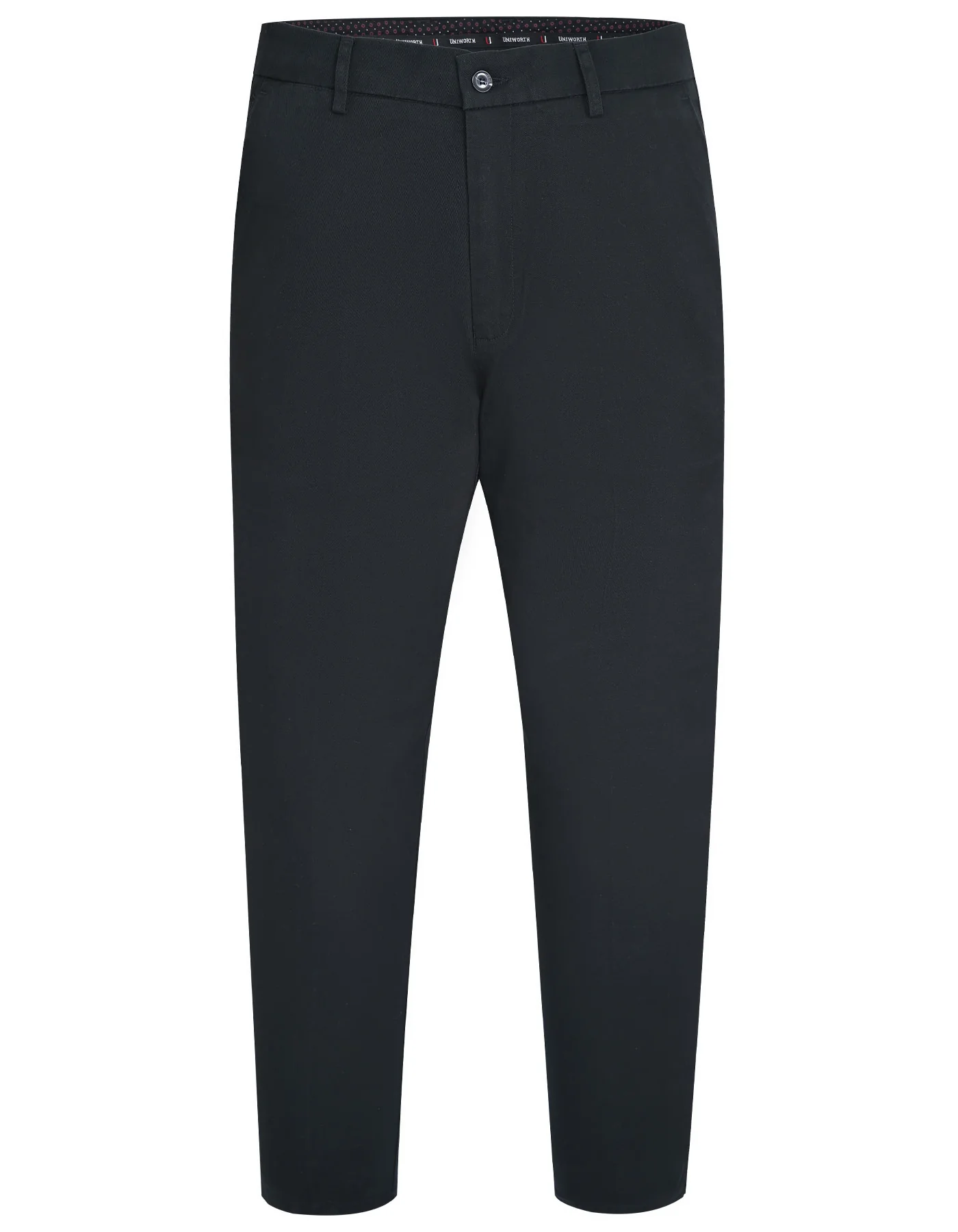 Black Plain Smart Fit Cotton Trouser