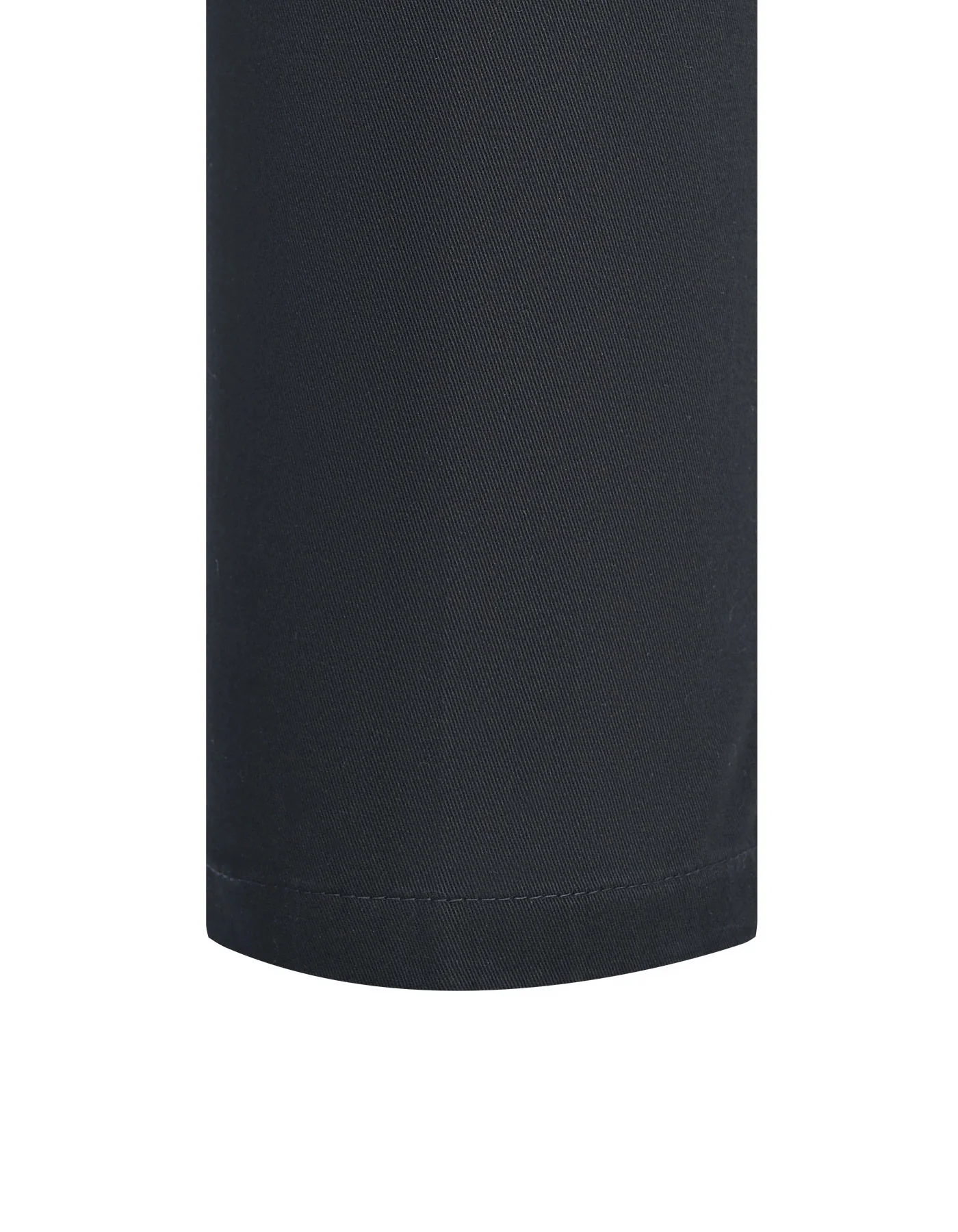 Black Plain Smart Fit Cotton Trouser - Image 4