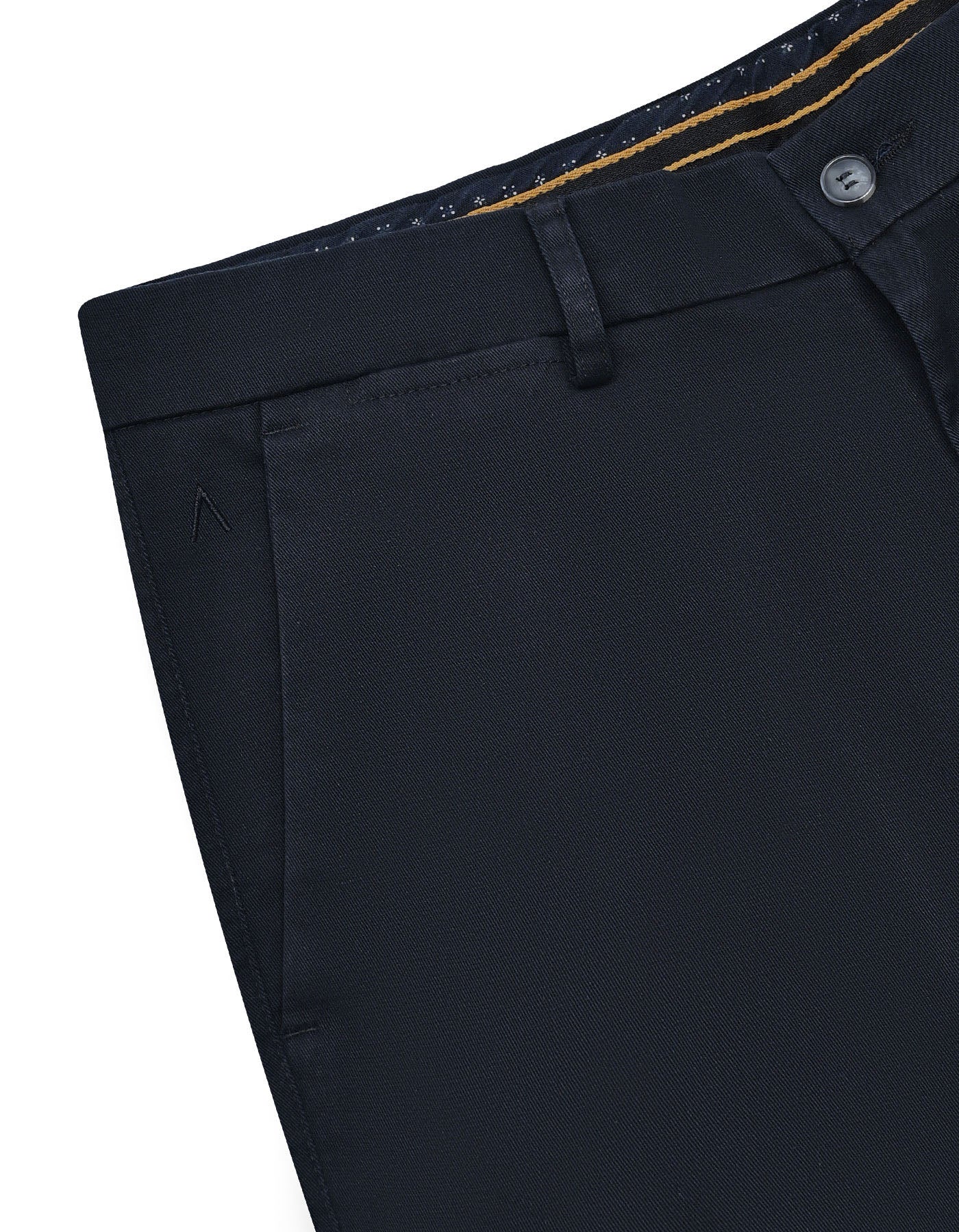 Black Plain Smart Fit Cotton Trouser - Image 3