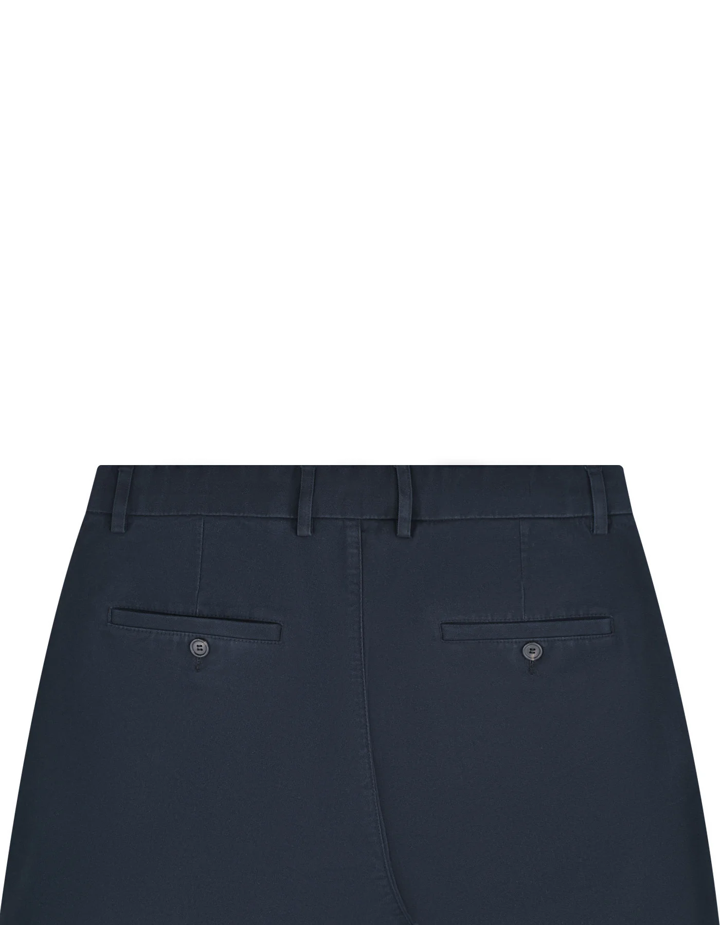 Black Plain Smart Fit Cotton Trouser - Image 3