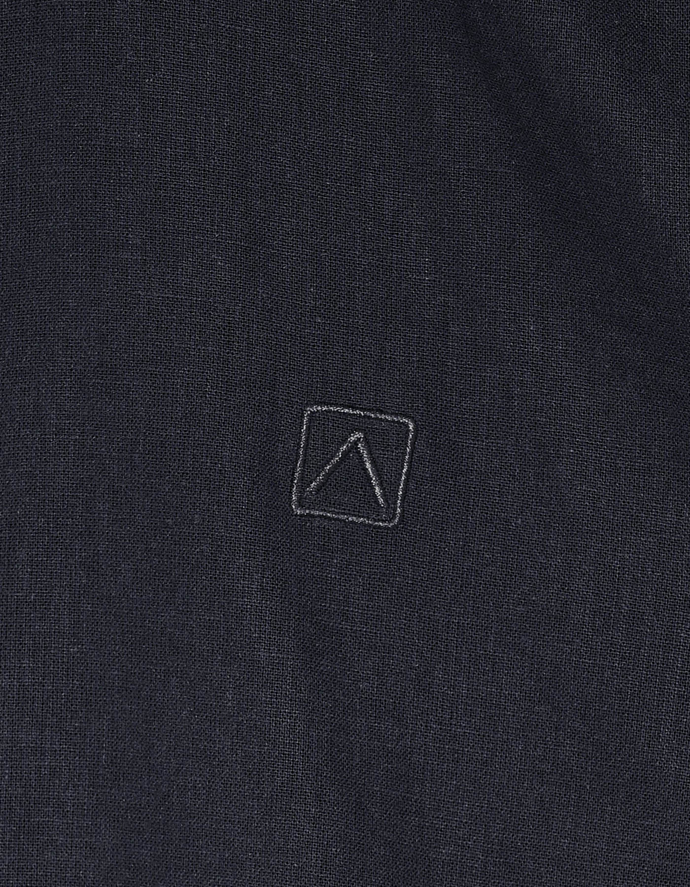 Black Plain Smart Fit Linen Shirt - Image 5