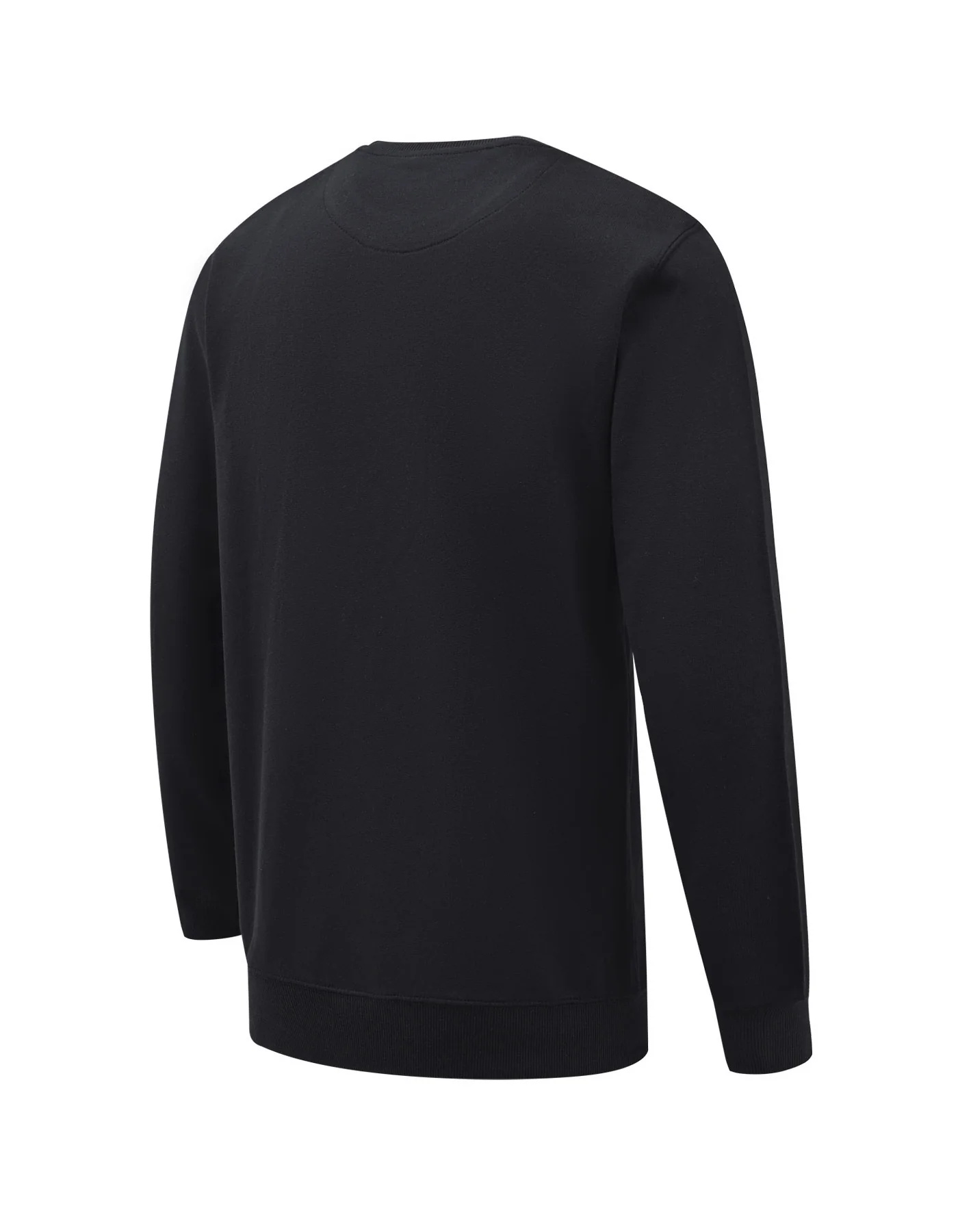 Black Plain Sweatshirt - Image 6