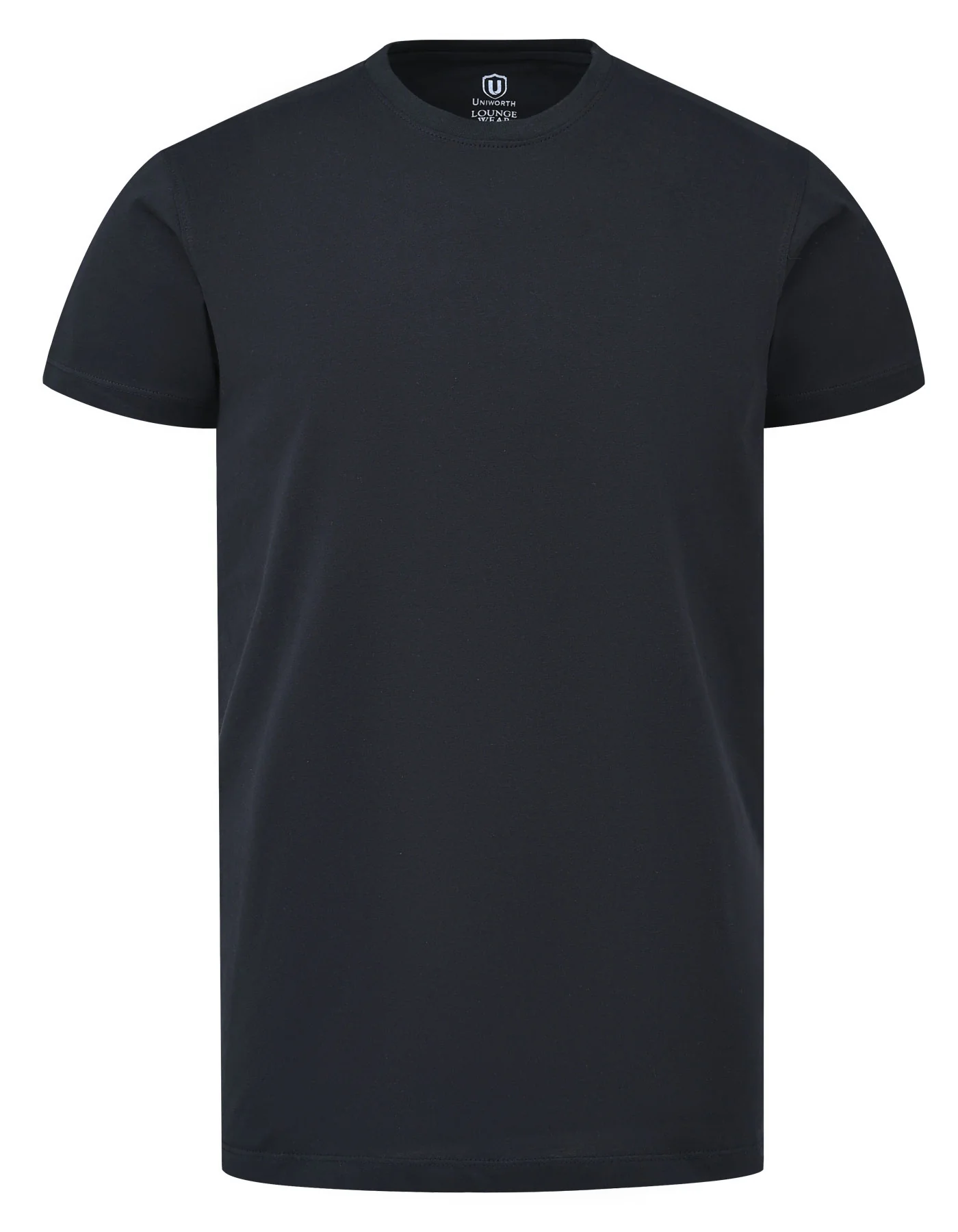 Black Plain T-Shirt Pajama Set Woven - Image 2