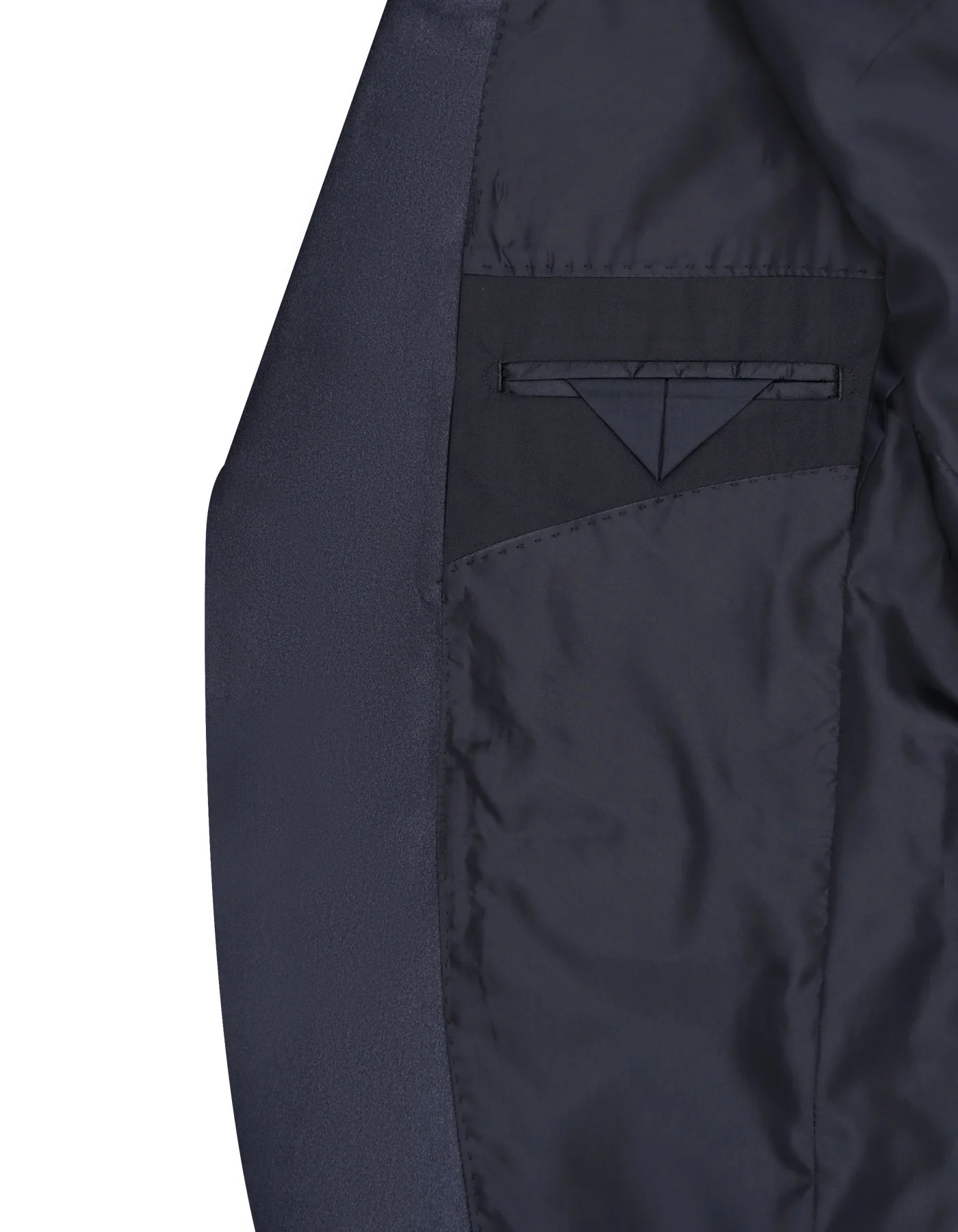 Black Plain Tailored Smart Fit Tuxedo Suit - Image 6