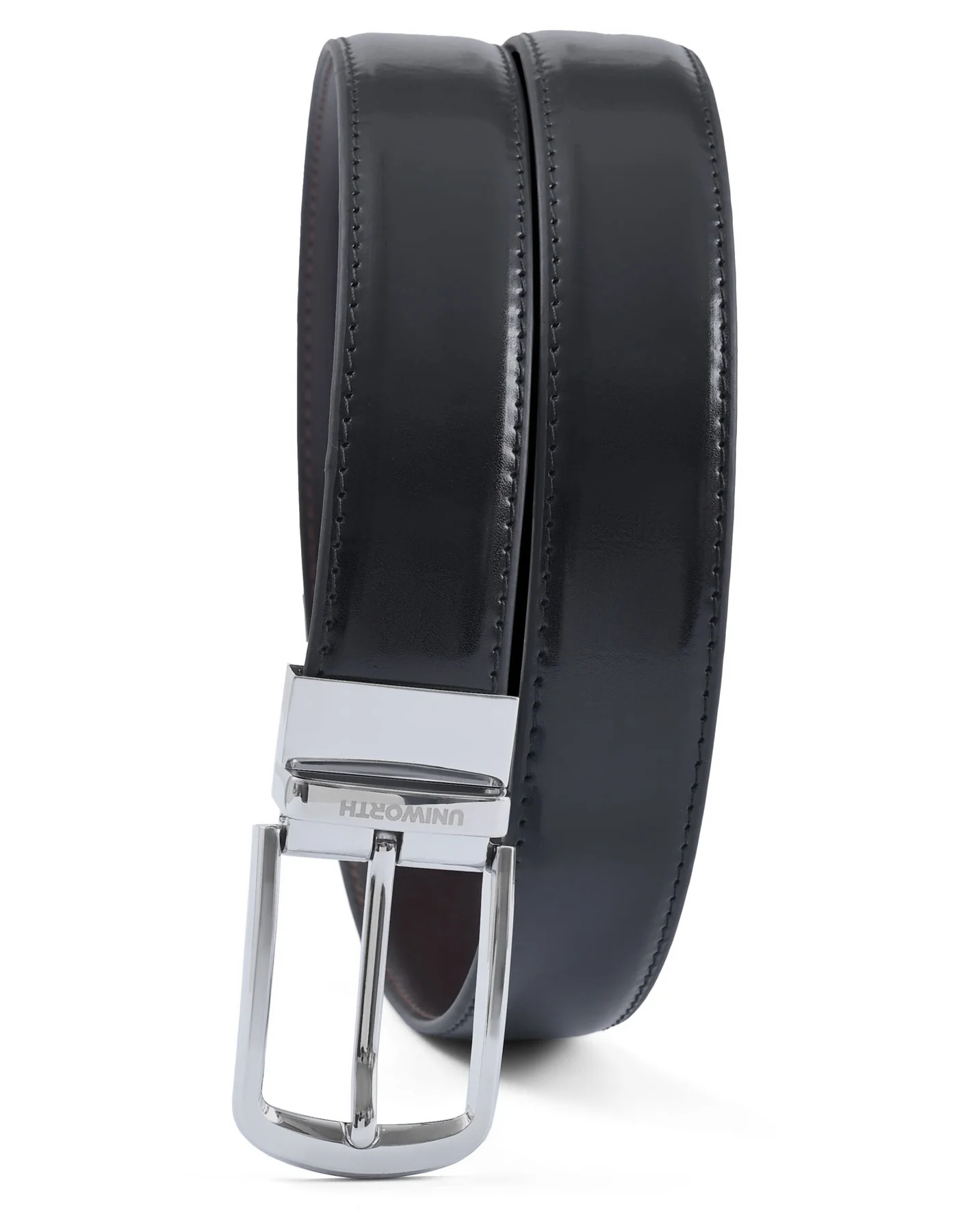 Black Premium Buckle Formal Belt