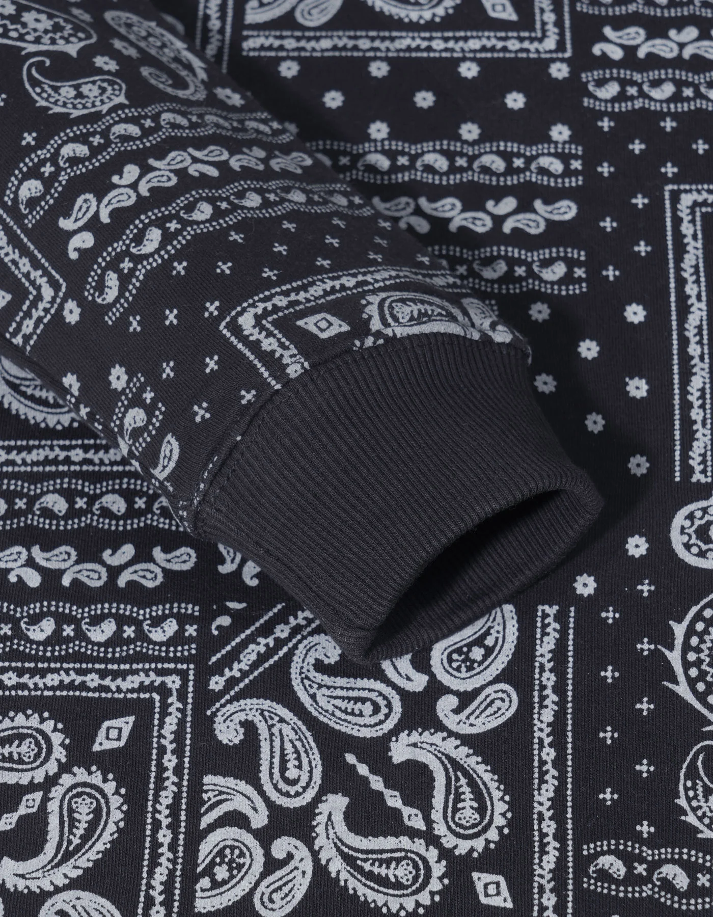 Black Printed Sweatshirt - Image 3