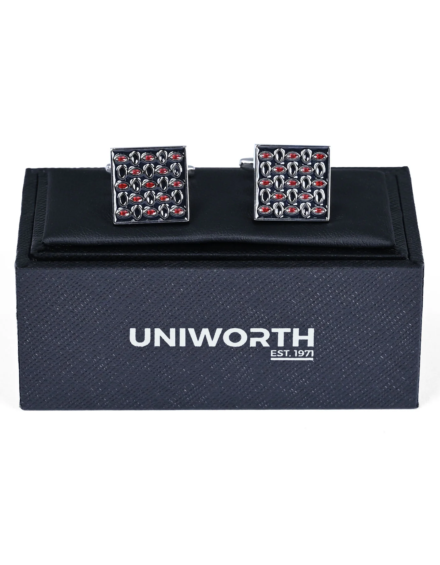 Black Square Cufflink - Image 2