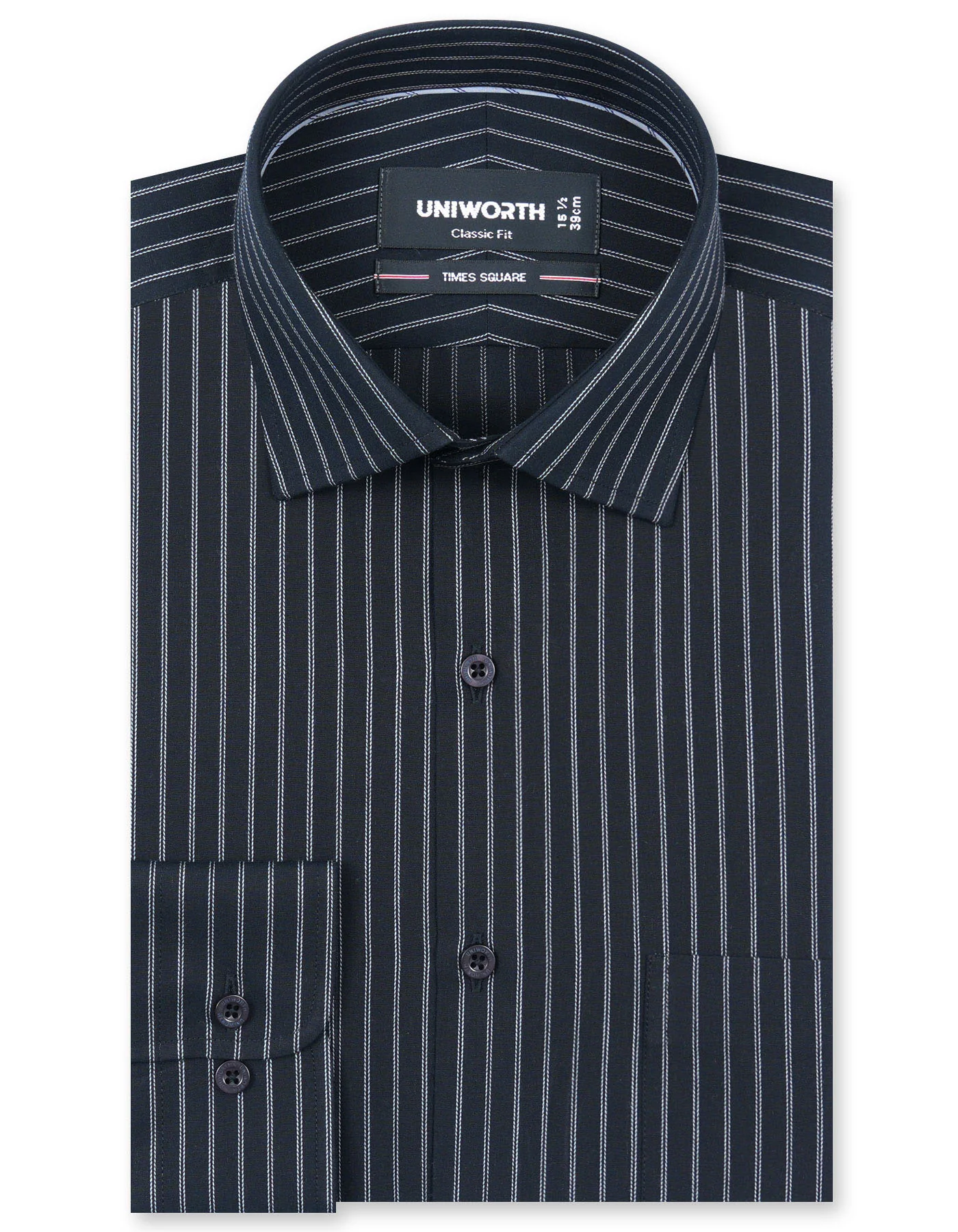 Black Stripe Classic Fit Shirt